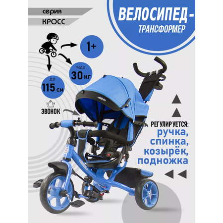 Трехколесный велосипед Velobibi 10 дюймов
