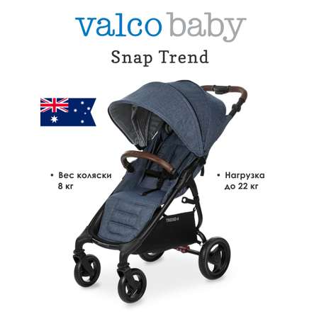 Коляска прогулочная Valco baby Snap 4 синий