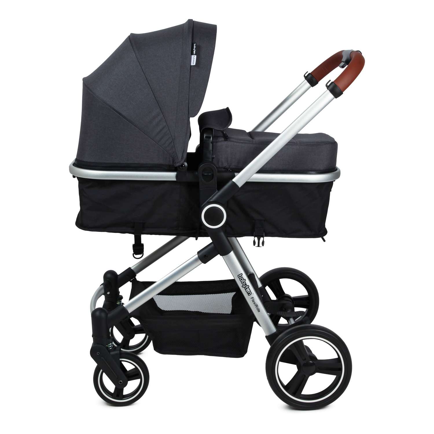 Коляска трансформер Babyton FlexiRide Black-Grey - фото 13