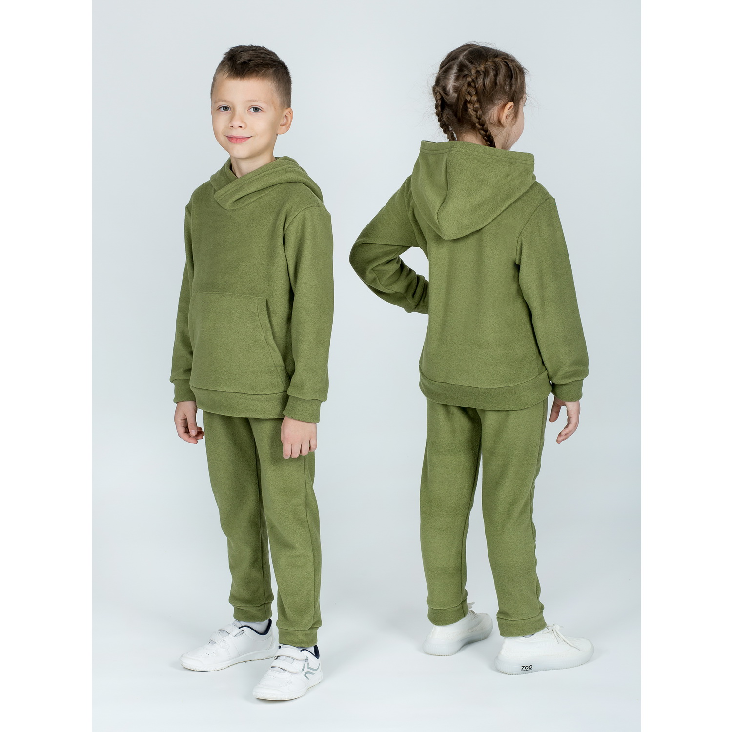 Спортивный костюм KiMMi co К-14087043г(ш) хаки - фото 8