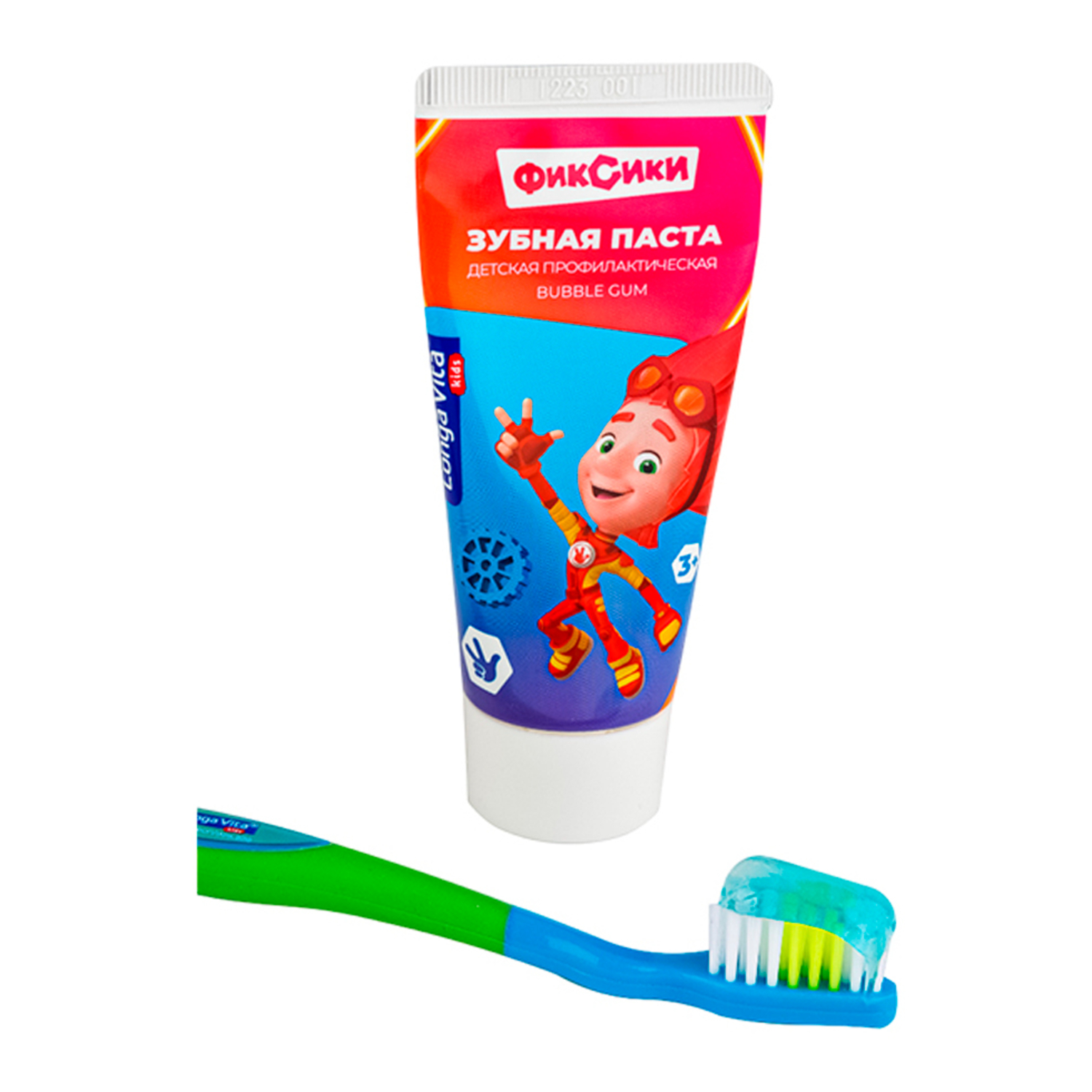 Зубная паста LONGA VITA с фтором Бабл гам 75 г - фото 8