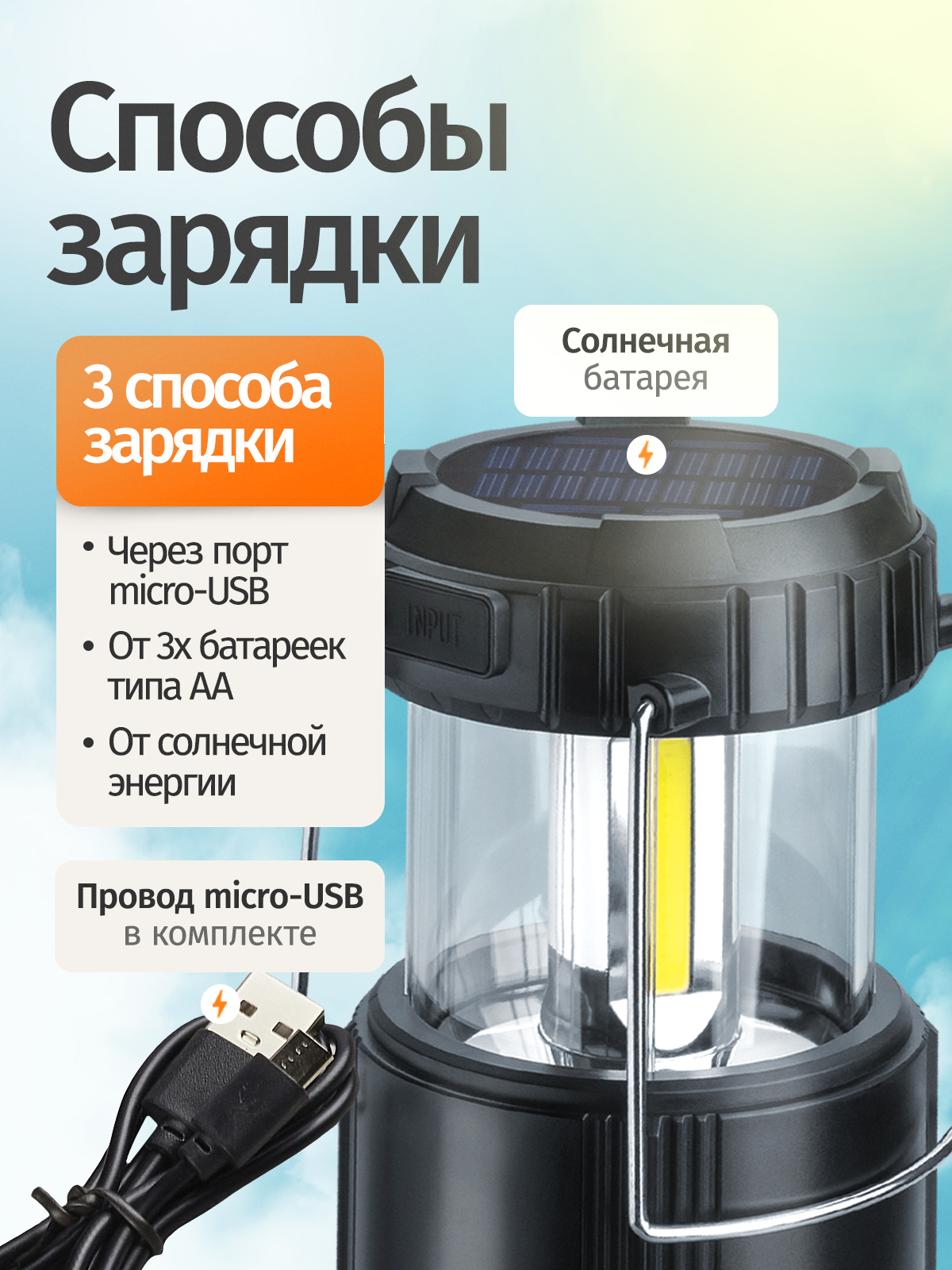 Кемпинговый фонарь Navigator NPT-CA2 - фото 6