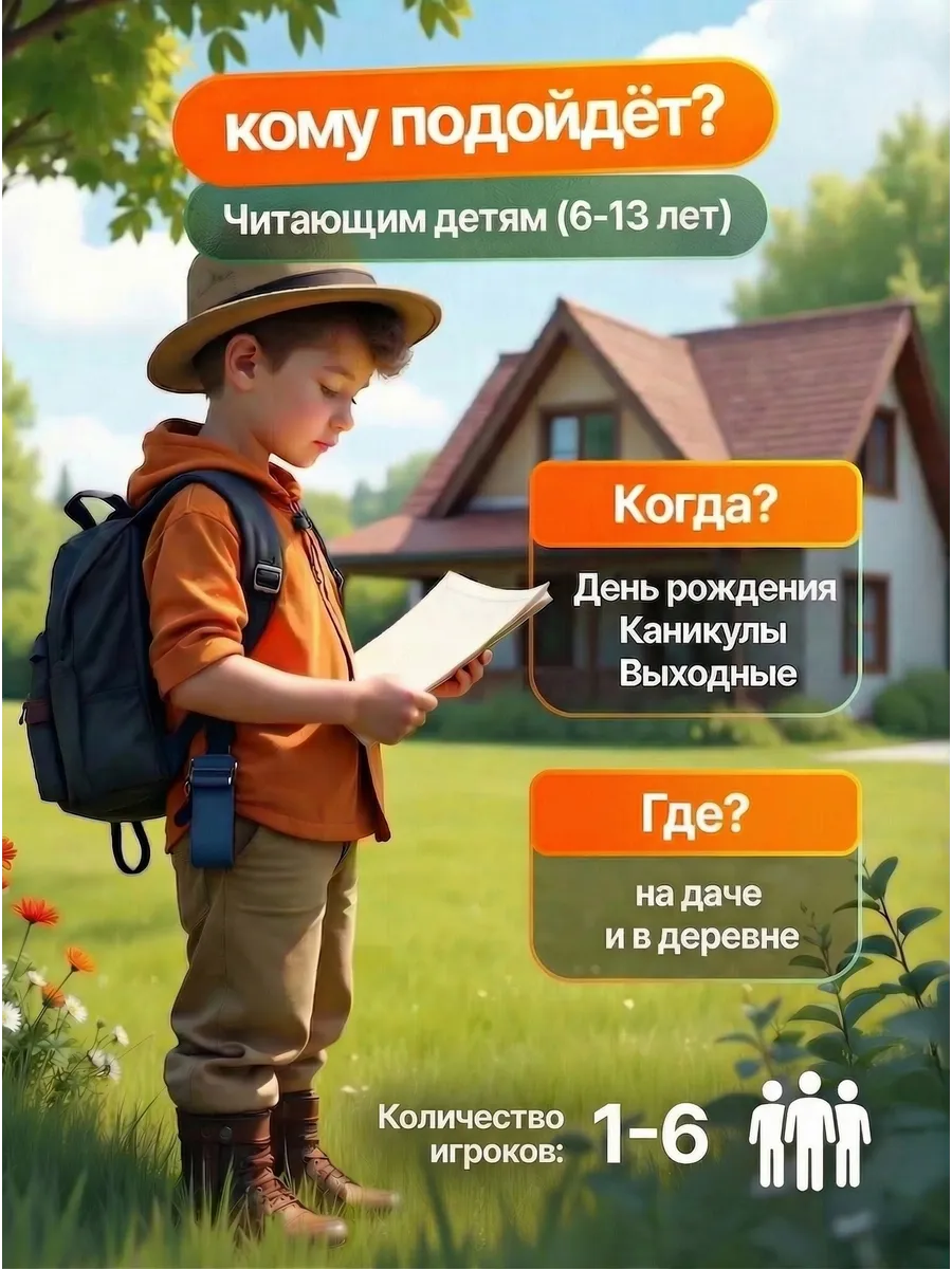 Настольная игра HappyLine Имаджинариум Загадки нашей дачи - фото 8