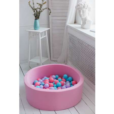 Сухой бассейн Boobo.kids 85х30 см 150 шаров розовый