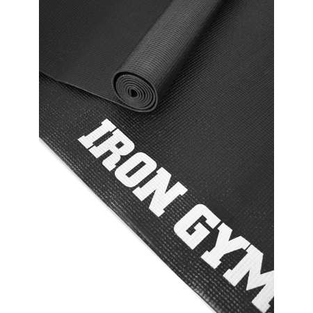 Коврик для йоги и фитнеса IRON GYM, спортивный, ПВХ, 183 х 61 х 0,3 см