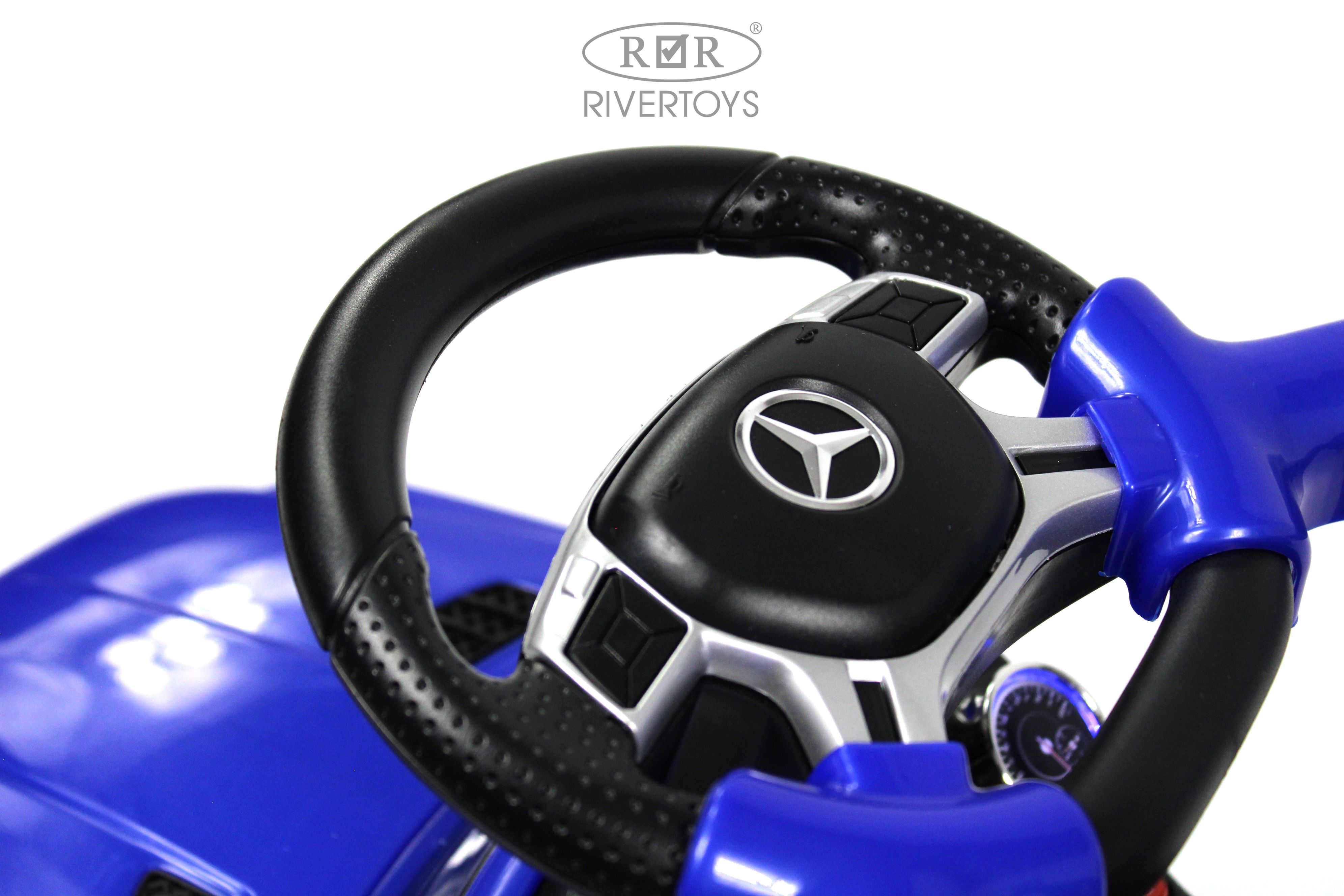 Электромобиль RIVERTOYS Mercedes A888AA-H-BLUE - фото 24