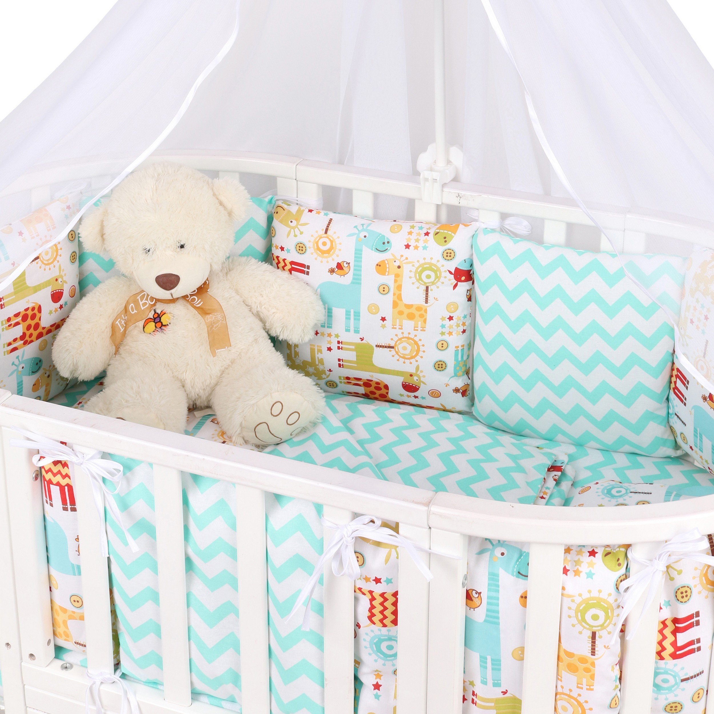 Комплект постельного белья Amarobaby Африка 8 предм. - фото 9