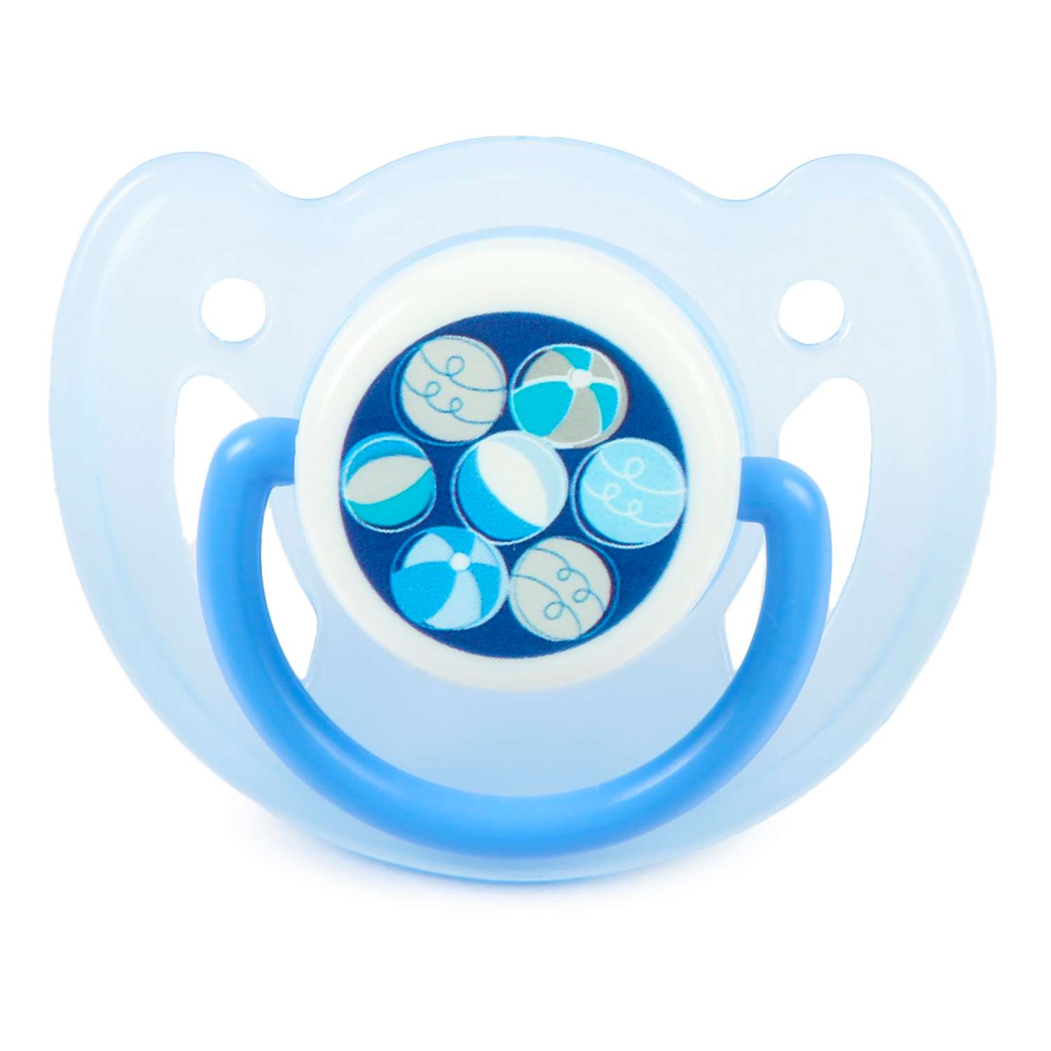 Пустышка BabyGo силикон ортодонтическая от 0 мес. 1 шт. - фото 1