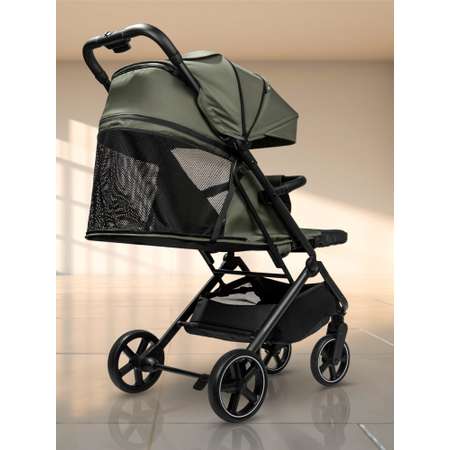 Коляска прогулочная Amarobaby Route хаки