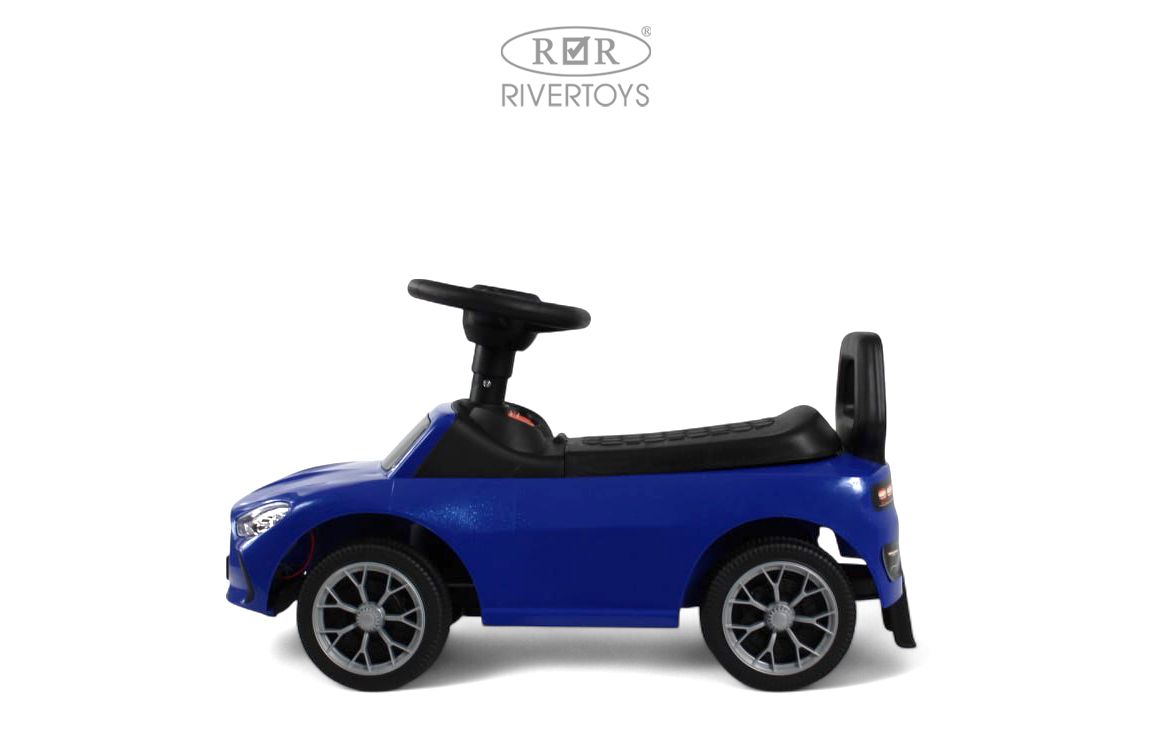 Каталка RIVERTOYS Z004ZZ-M-BLUE синий - фото 4
