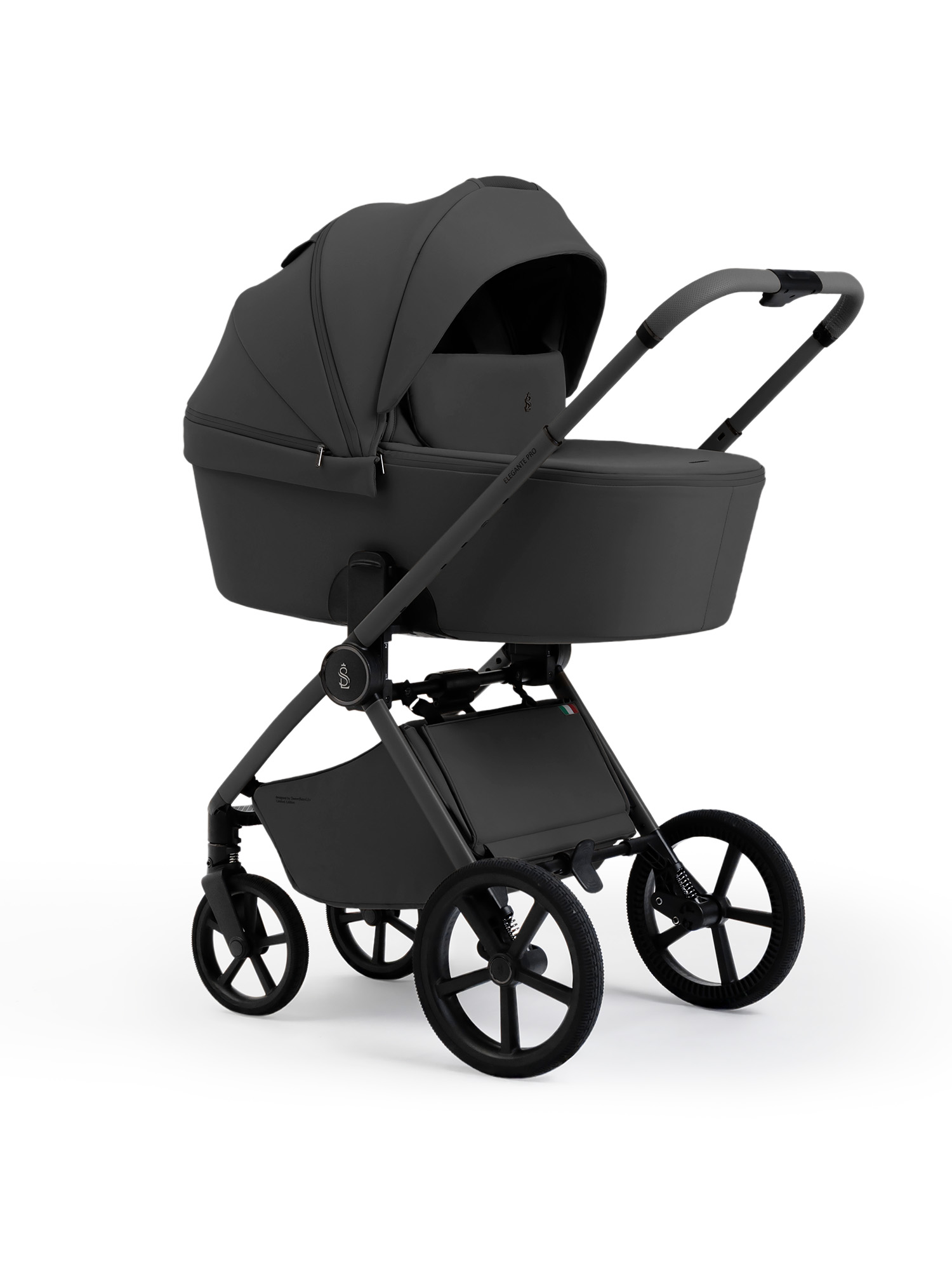 Коляска 2в1 Sweet Baby Elegante Pro Dark Grey серый - фото 16