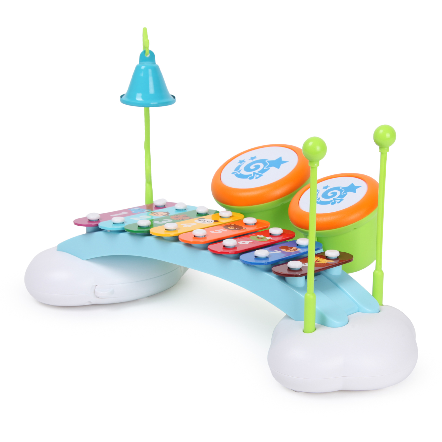 Игрушка музыкальная BabyGo Мини металлофон - фото 9