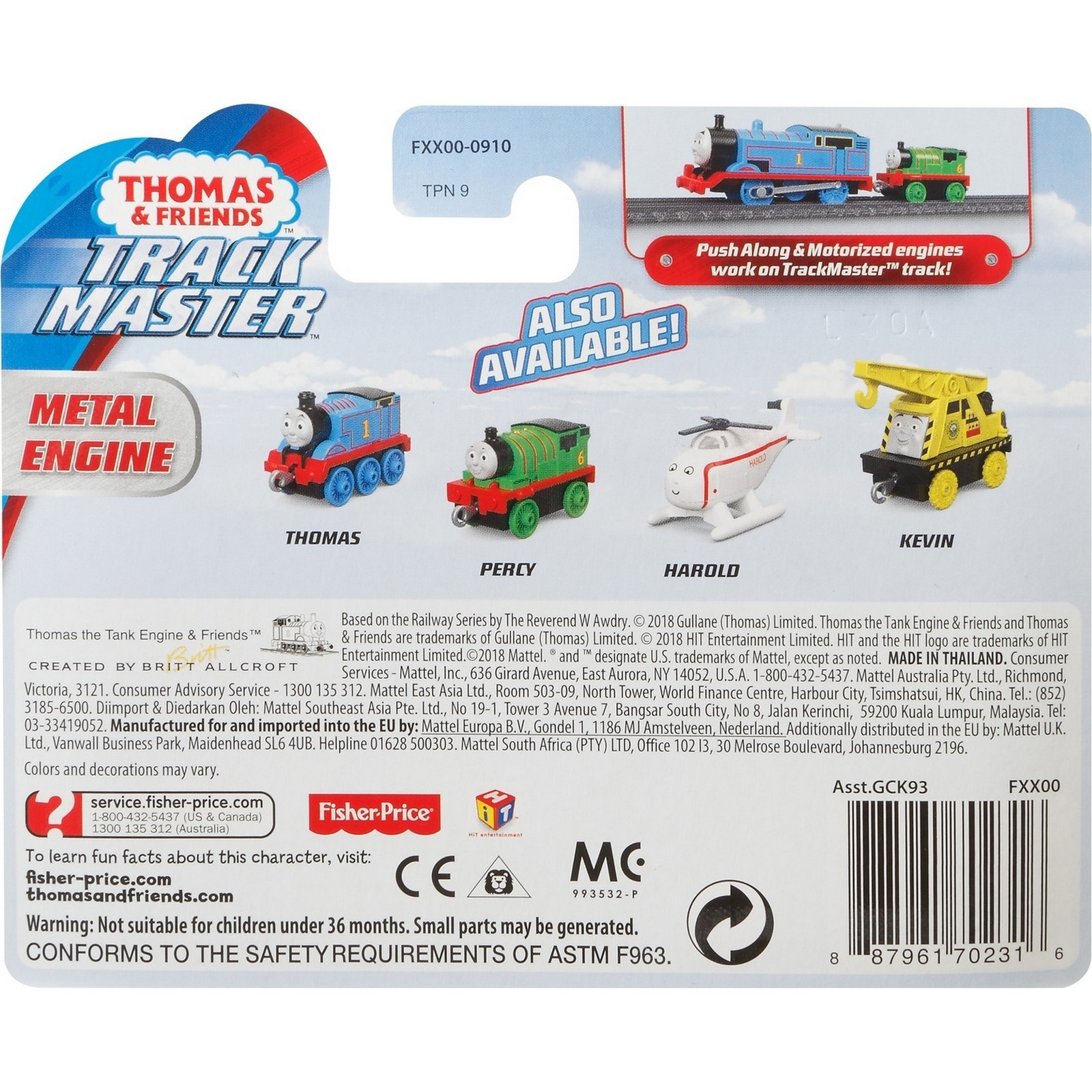 Развивающая железная дорога Thomas and Friends GCK93 - фото 3