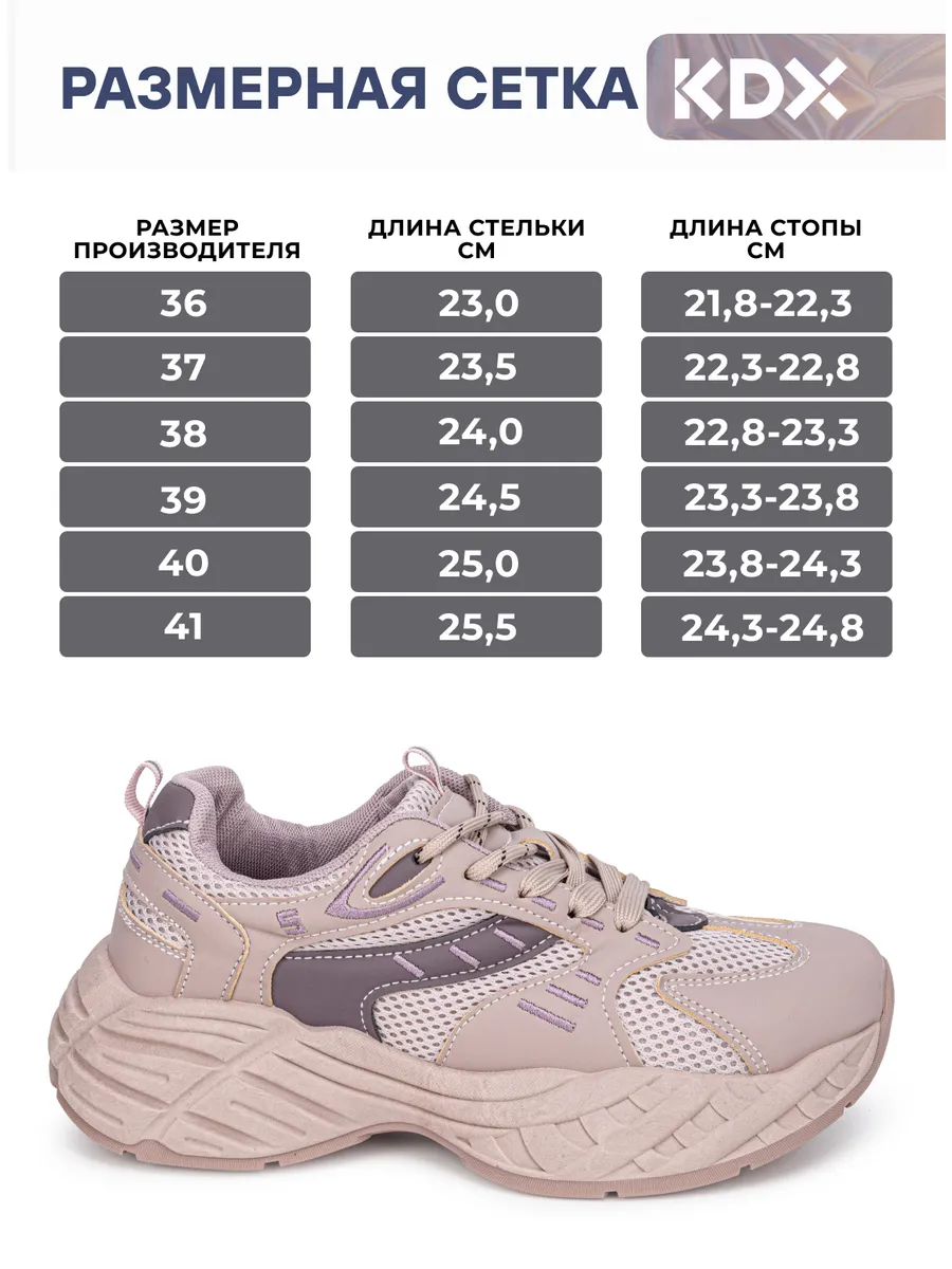 Кроссовки KDX CNE-03 lilac - фото 4