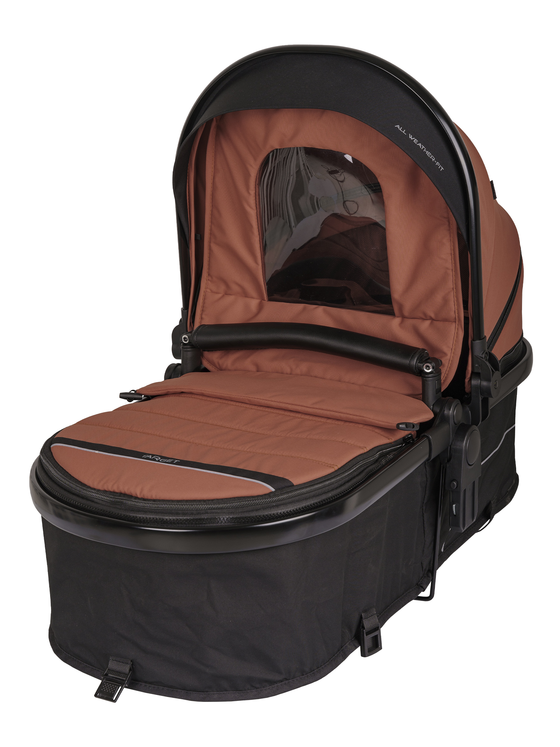 Коляска трансформер Indigo TARGET 3в1 оранжевый - фото 20