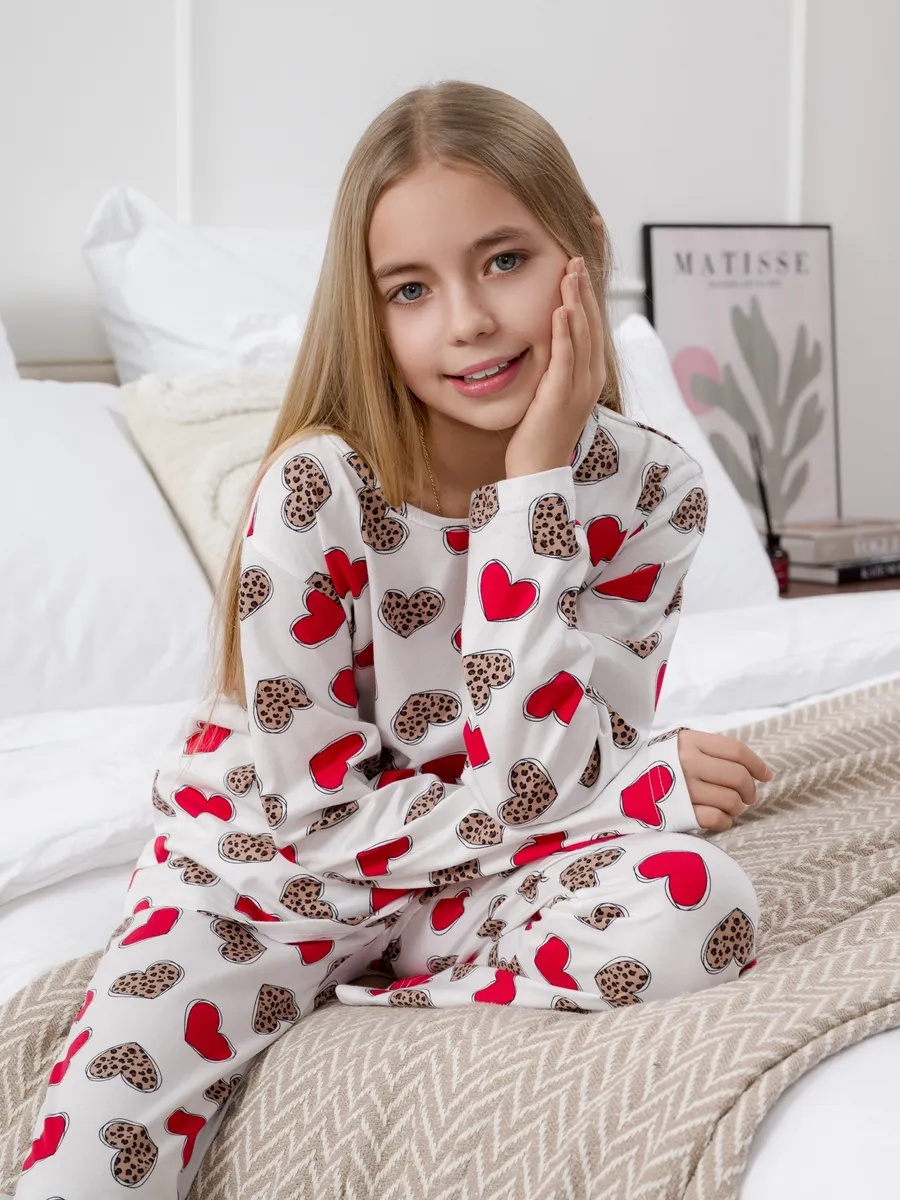 Пижама NATIVIA ПДТ/сердечкилеопардкрасные - фото 12