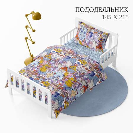 Детское постельное белье Wake Me Wake Дудлики 1.5 спальный наволочка 70х70 см