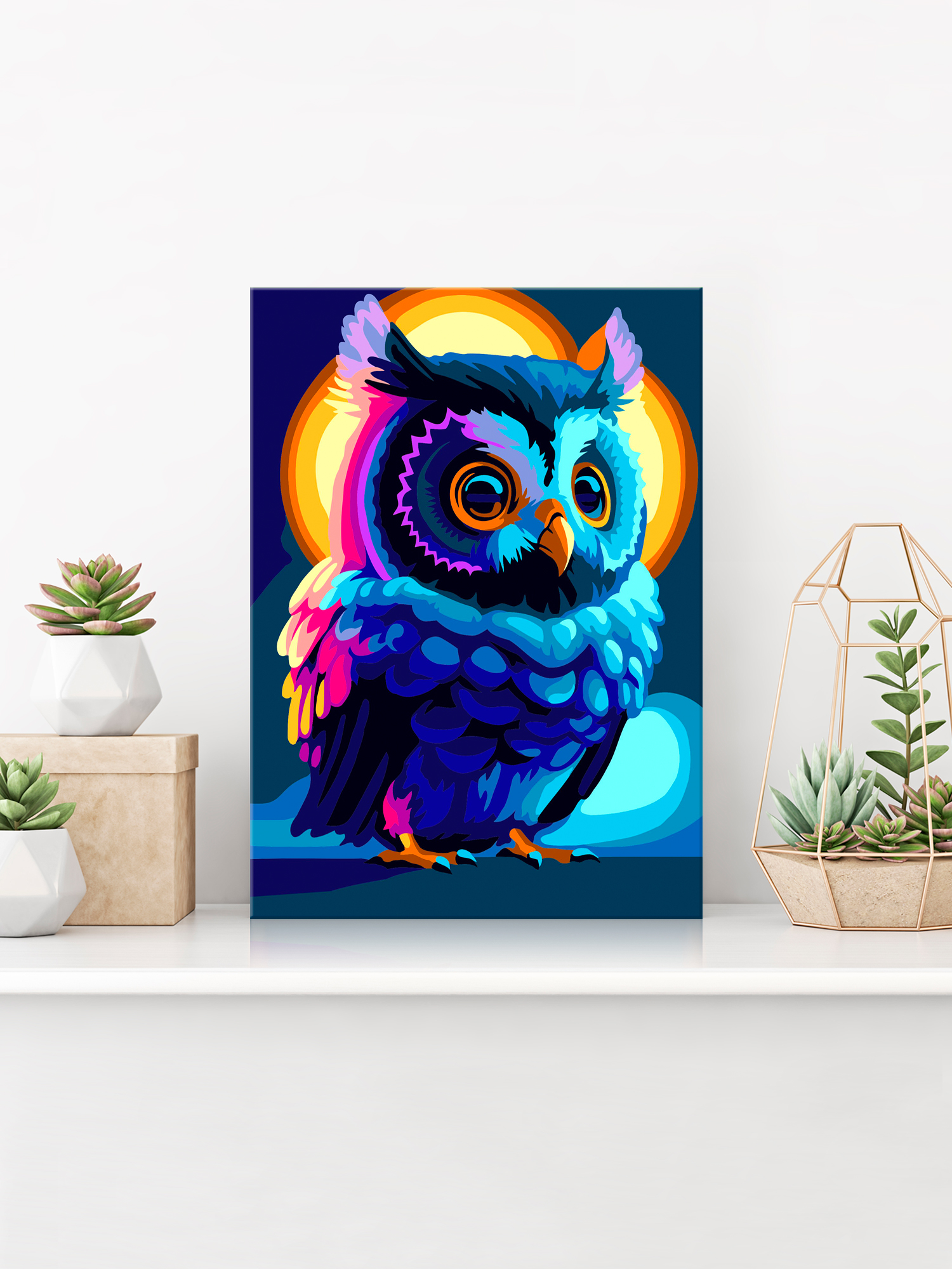 Картина по номерам Hobby Paint Совиный взгляд в ассортименте - фото 3