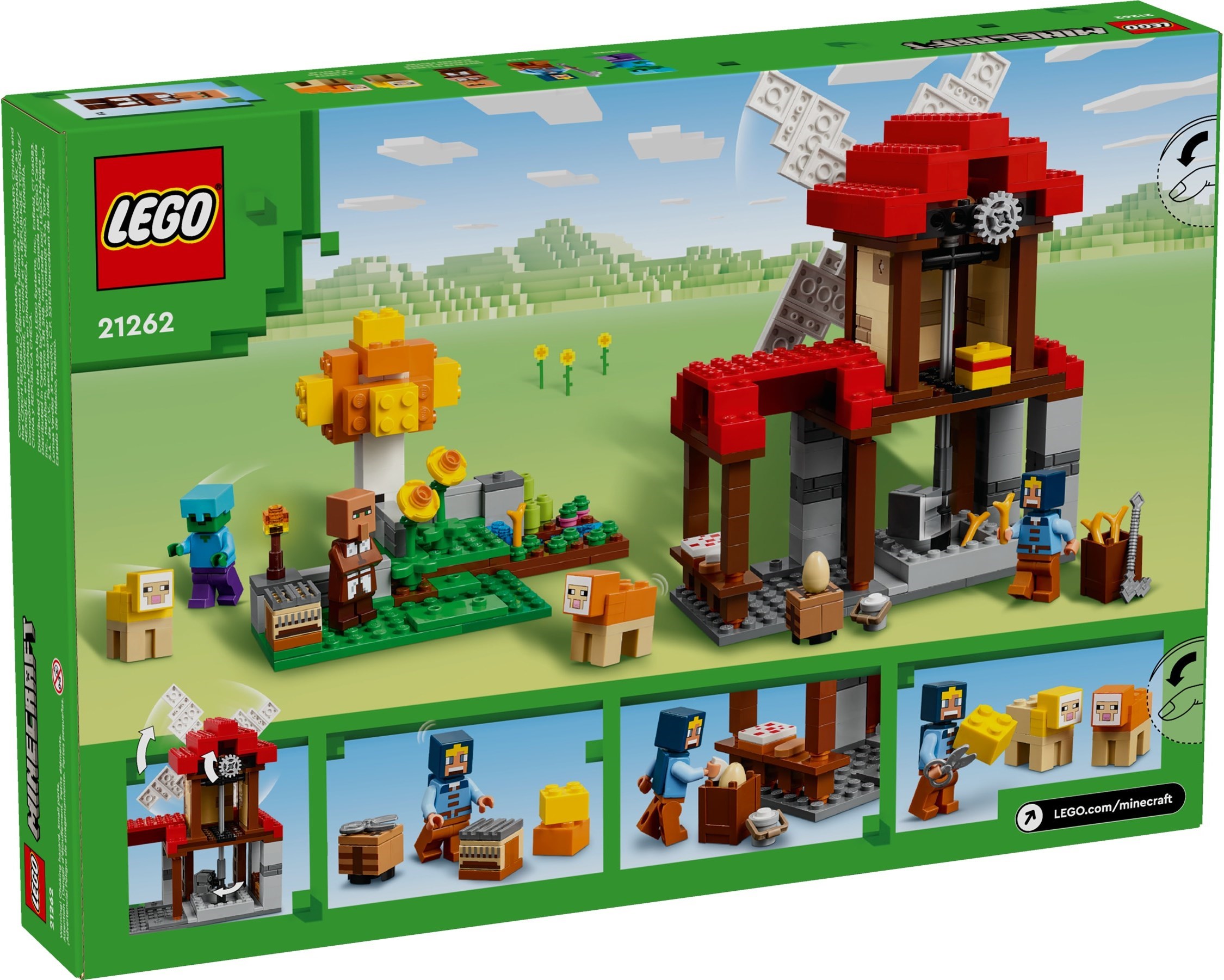 Конструктор LEGO Minecraft 21262 462 дет. - фото 7