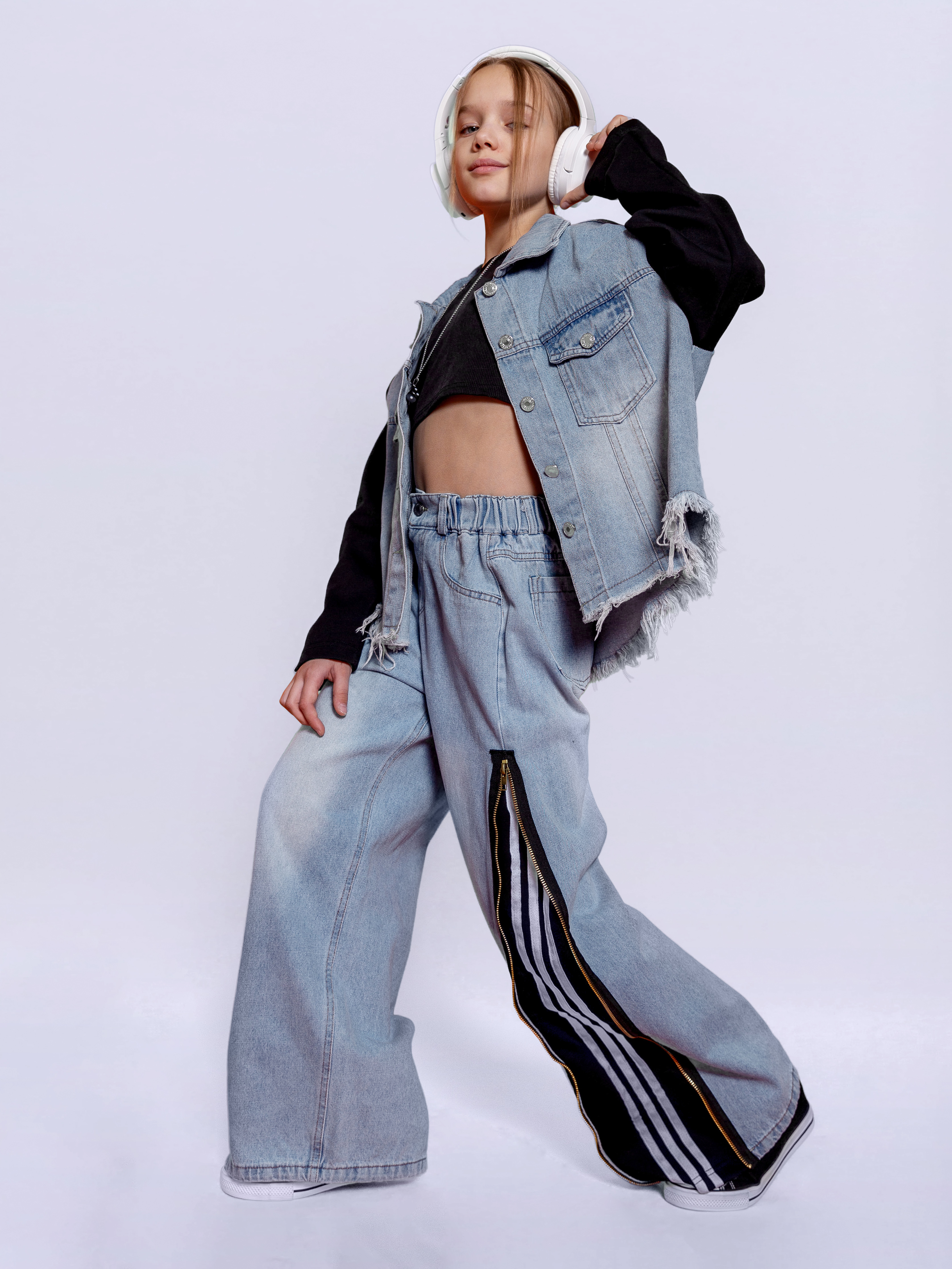 Джинсовая куртка и джинсы Tioka 348287161 - фото 1