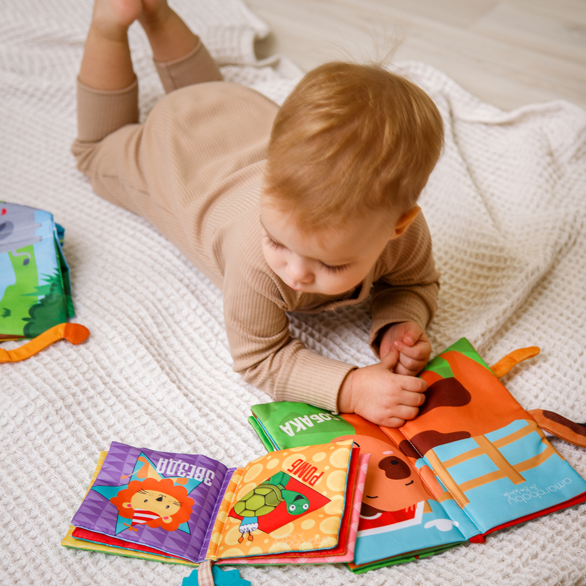 Игрушка Amarobaby книжка Soft Book в ассортименте - фото 14