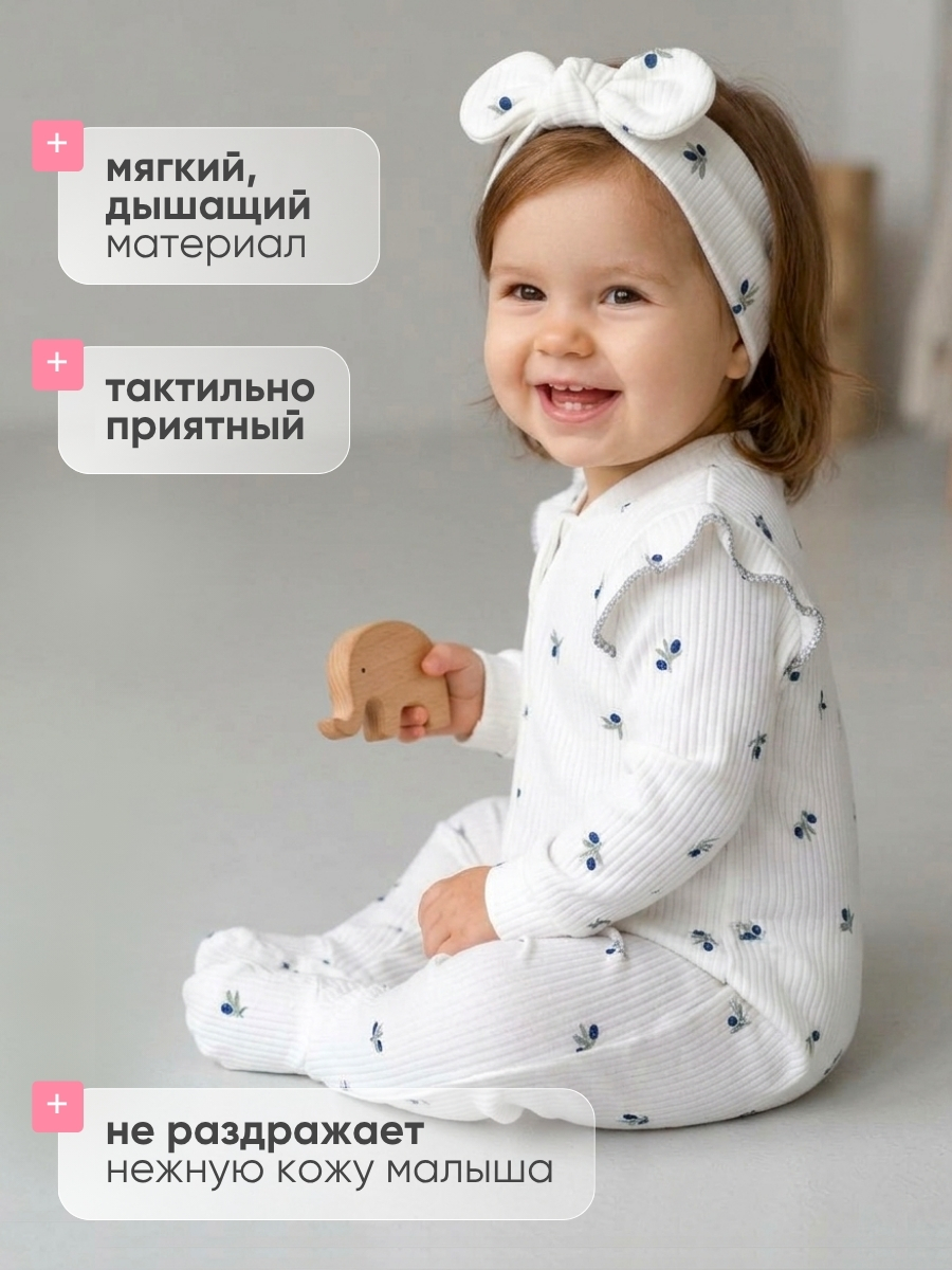 Комбинезон Hello,Bunny ZUL/ANGEL-МАСЛИНЫ - фото 6