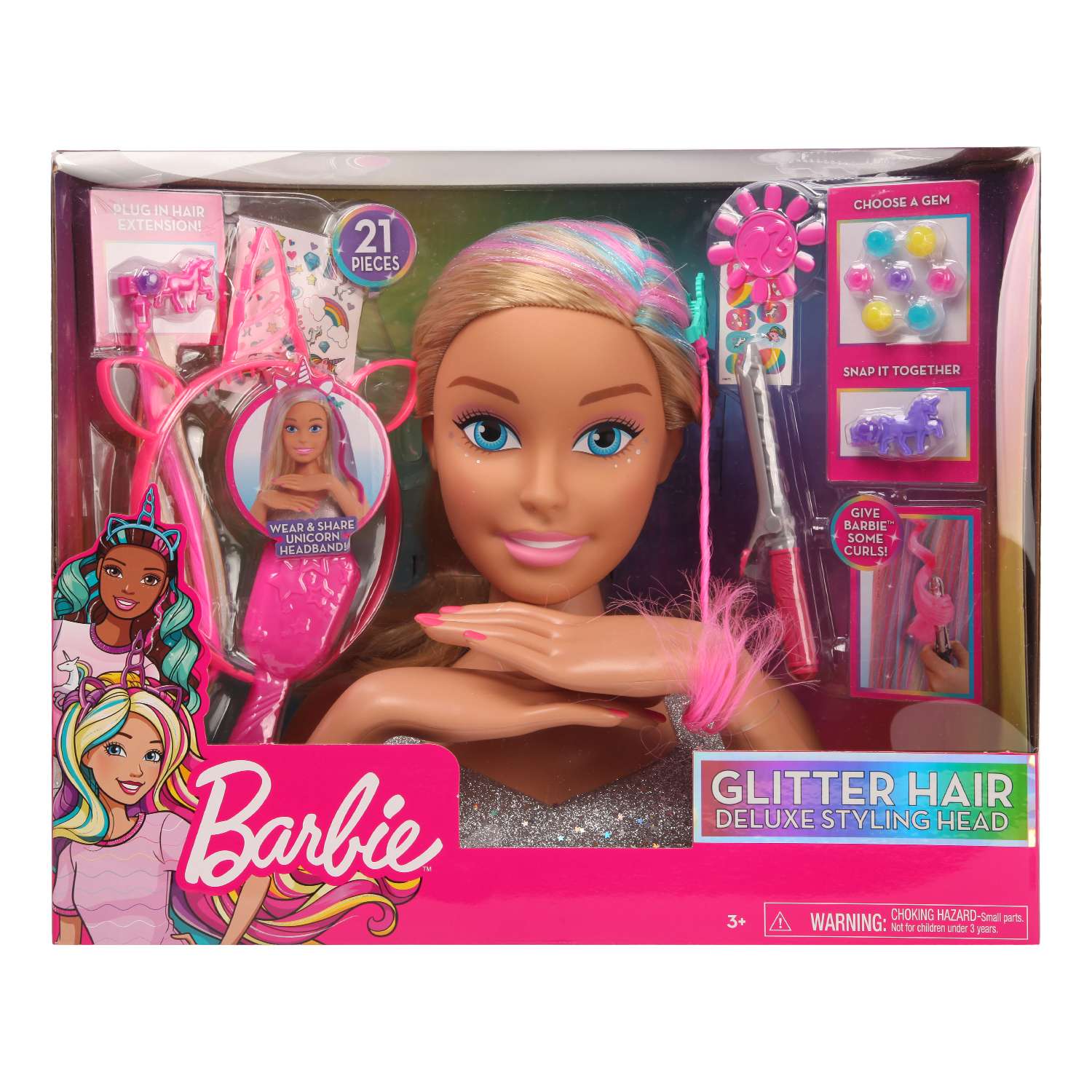 Игрушка Barbie торс для причесок - фото 9
