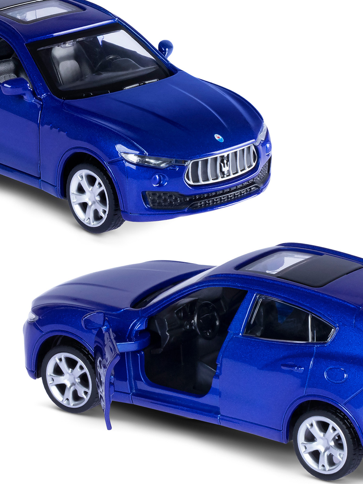 Автомобиль АВТОпанорама Maserati Levante SUV 1:43 JB1251576 - фото 8