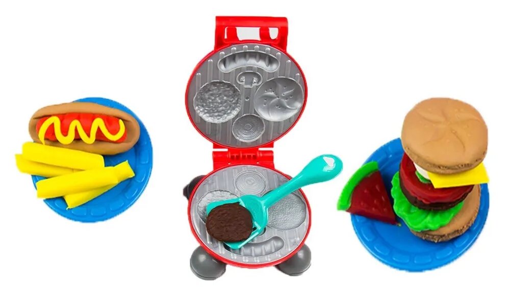 Тесто-пластилин Play-Doh Бургер-гриль - фото 4