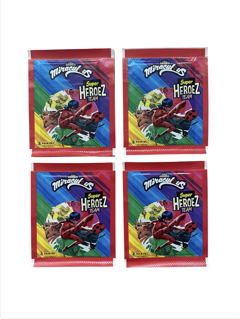 Изображение товара Наклейки Panini Леди Баг - 10 пакетиков с героями мультсериала