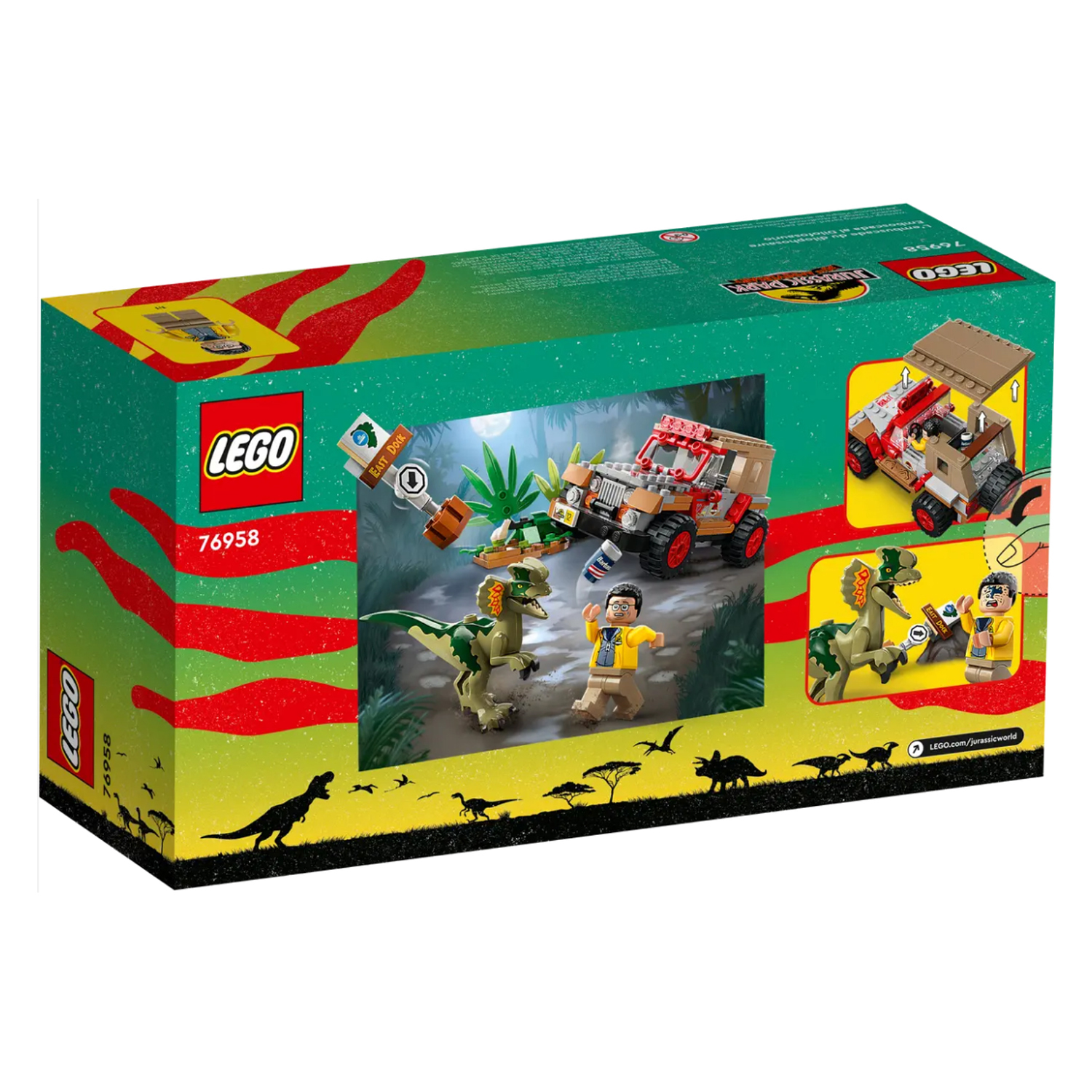 Конструктор LEGO Jurassic World Засада Дилофозавра - фото 4