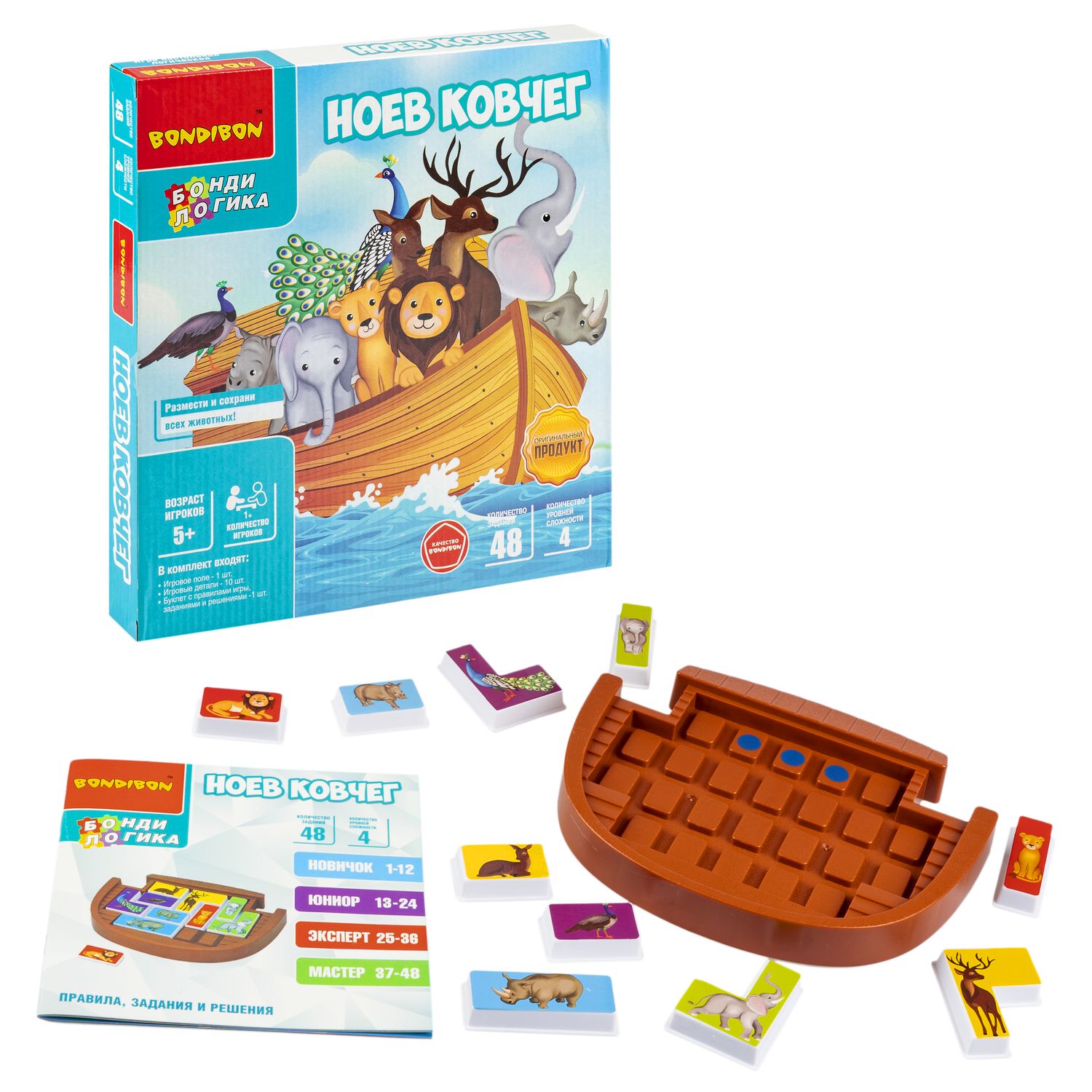Настольная игра Bondibon логическая НОЕВ КОВЧЕГ - фото 4