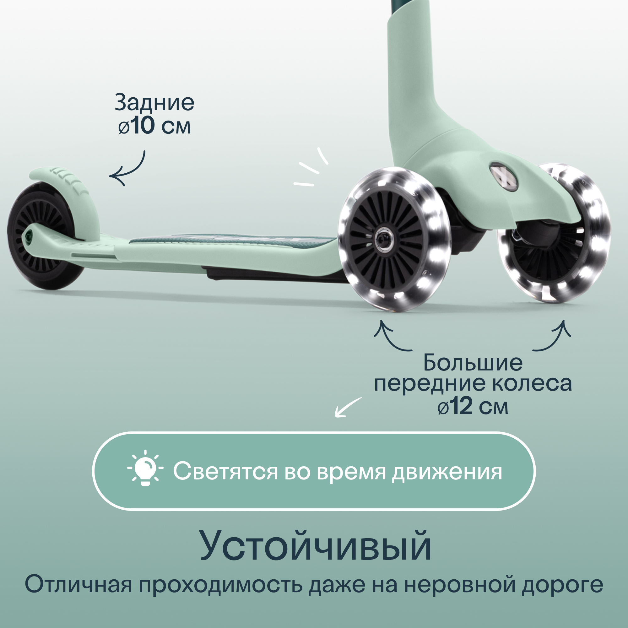 Самокат SmarTrike трехколесный - фото 4