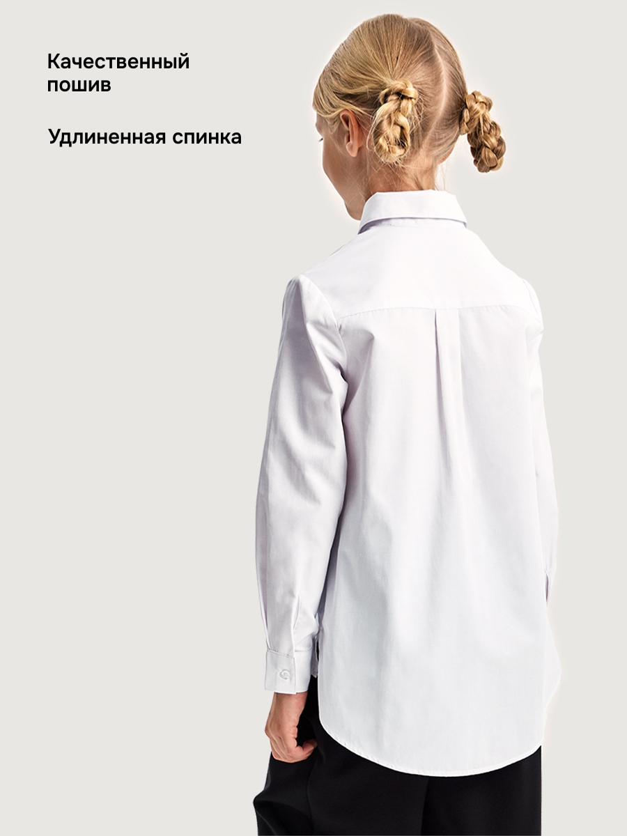 Блузка NIKASTYLE 4ш21825 белый - фото 4