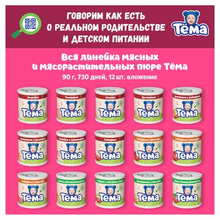 Пюре Тёма Говядина-гречка 90г с 8месяцев