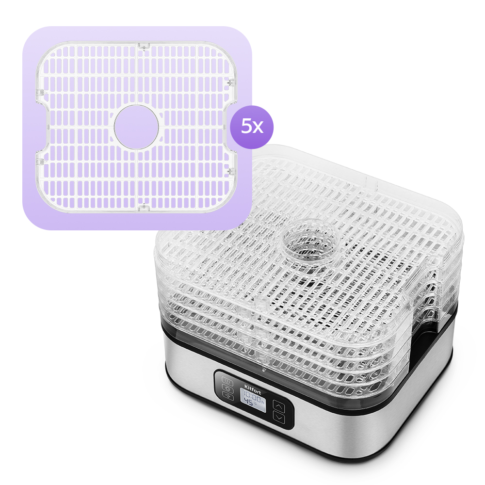 Сушилка для овощей и фруктов KITFORT КТ-4945 - фото 4