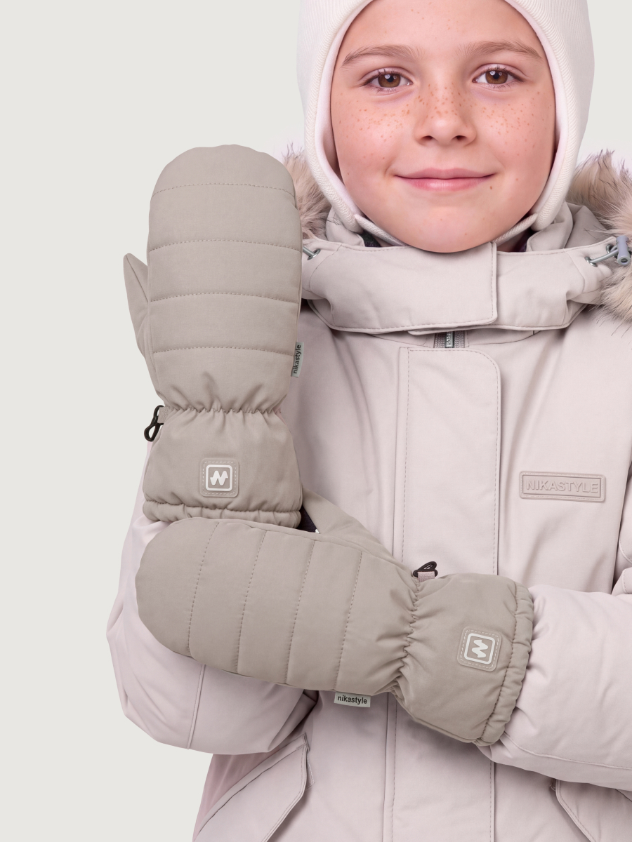 Варежки NIKASTYLE 14з55226 какао - фото 1