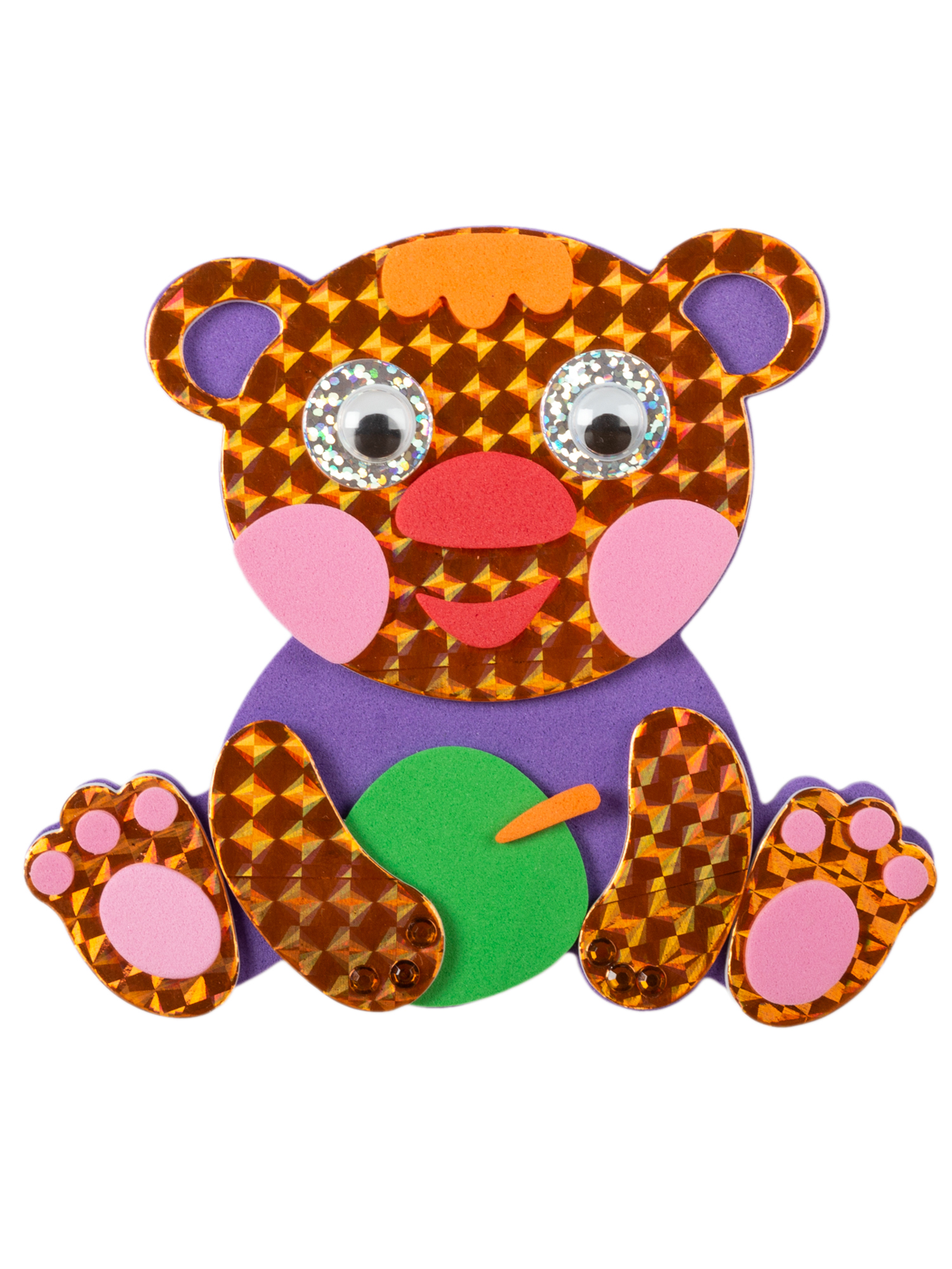 Набор для творчества Дрофа-Медиа аппликация Мишка Зайчик - фото 7