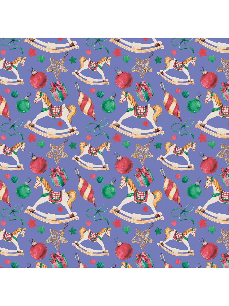 Упаковочная бумага Золотая сказка для новогодних подарков в рулоне набор 3 штуки - фото 7