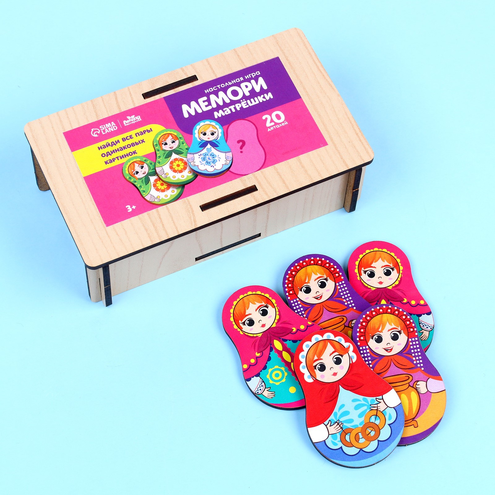 Настольная игра Лесная мастерская Мемори - фото 5