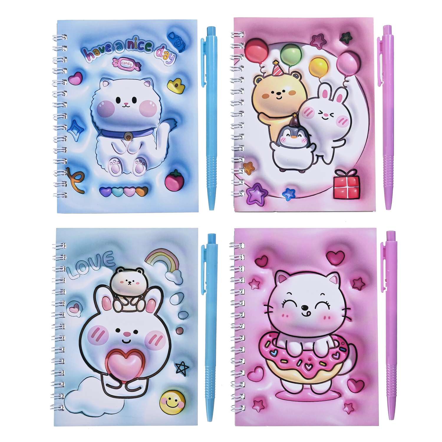 Набор канцелярский Mazari Кошечки в ассортименте - фото 1