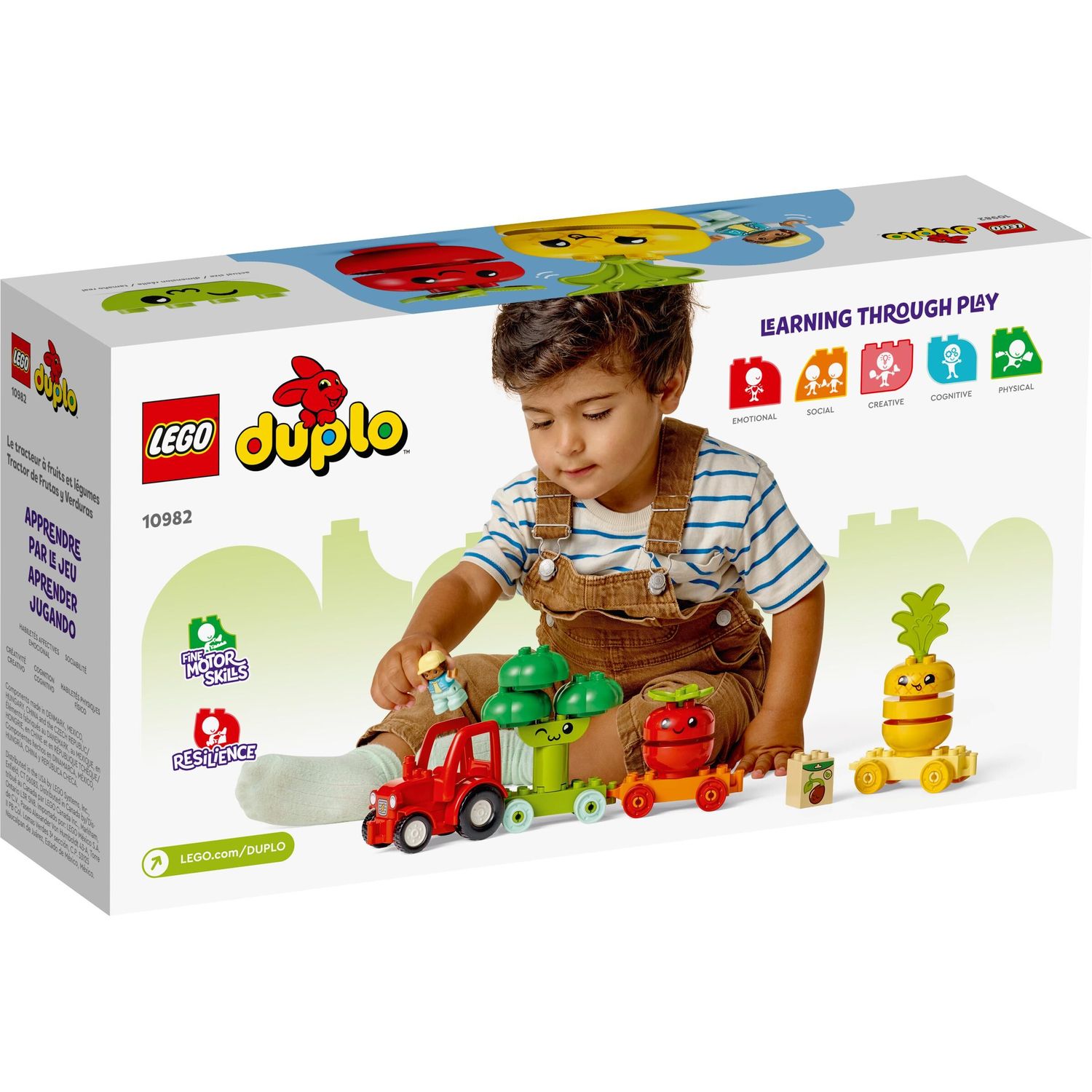 Конструктор LEGO DUPLO Fruit and Vegetable Tractor блочный - фото 6