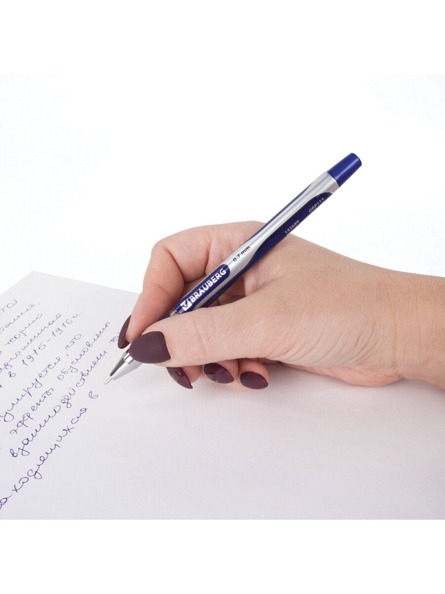 Ручка шариковая Brauberg 12 шт. - фото 13