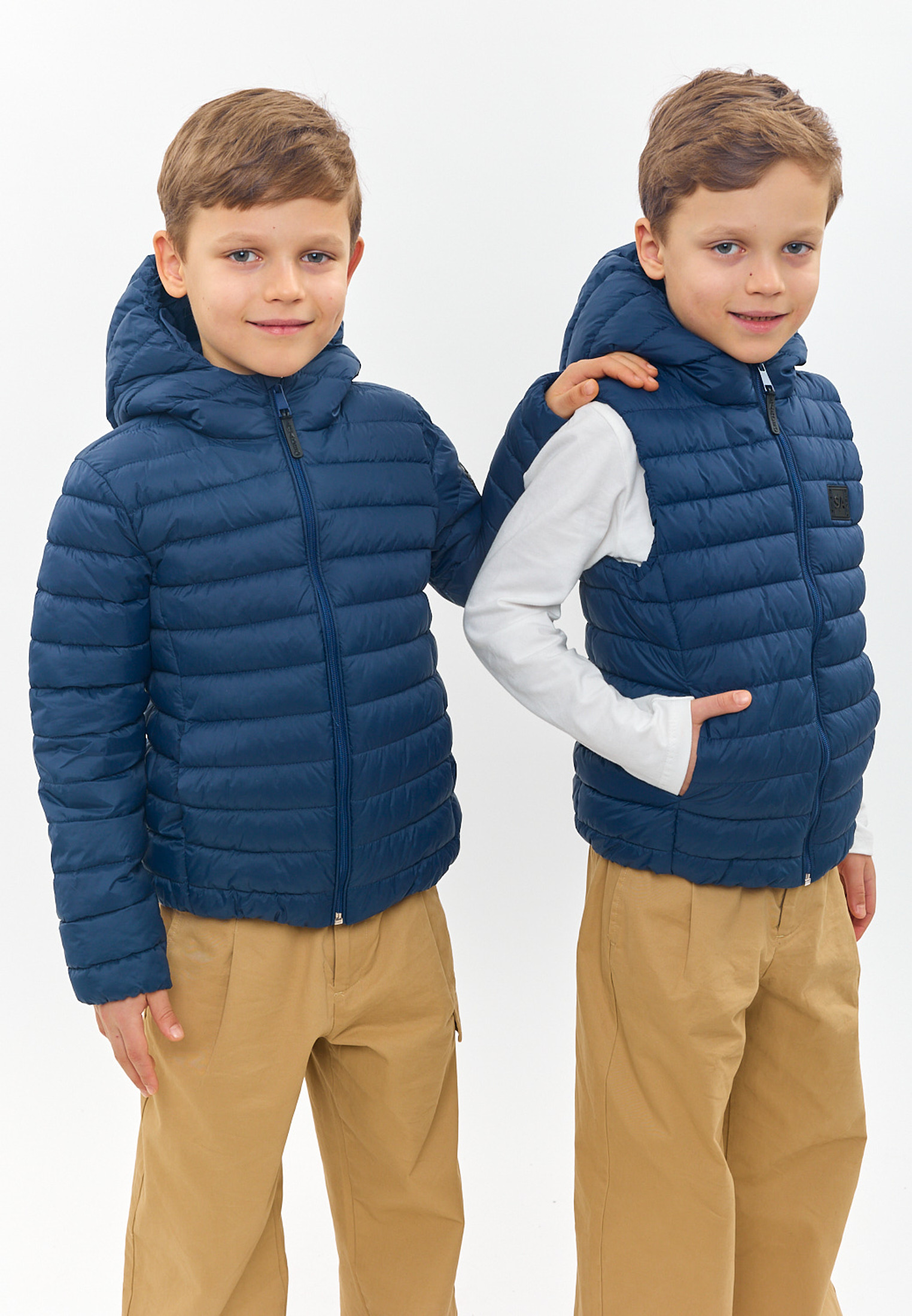 Куртка Stylish AMADEO AJ-7507-синий - фото 14
