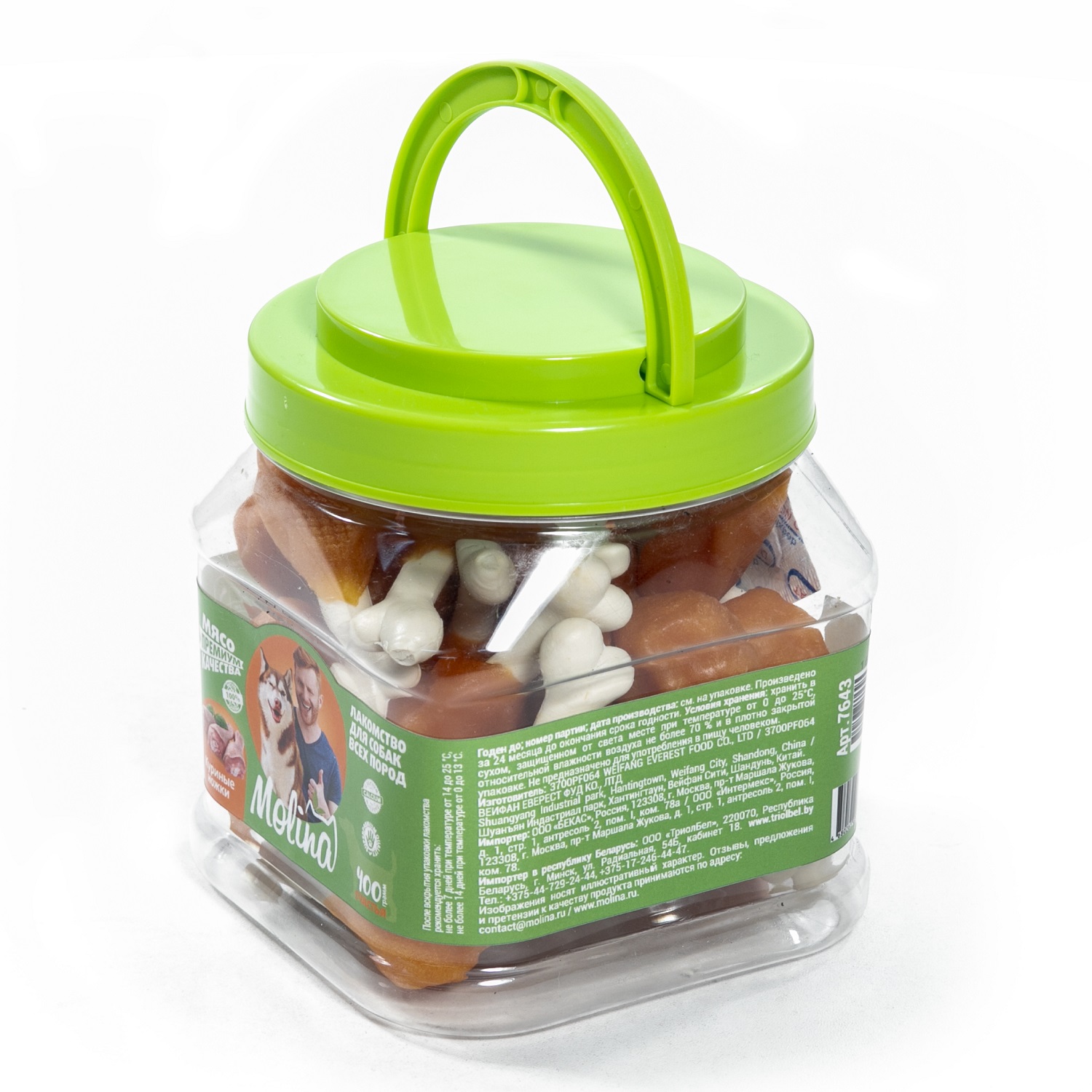 Лакомство для собак Molina Куриные ножки 400г - фото 4