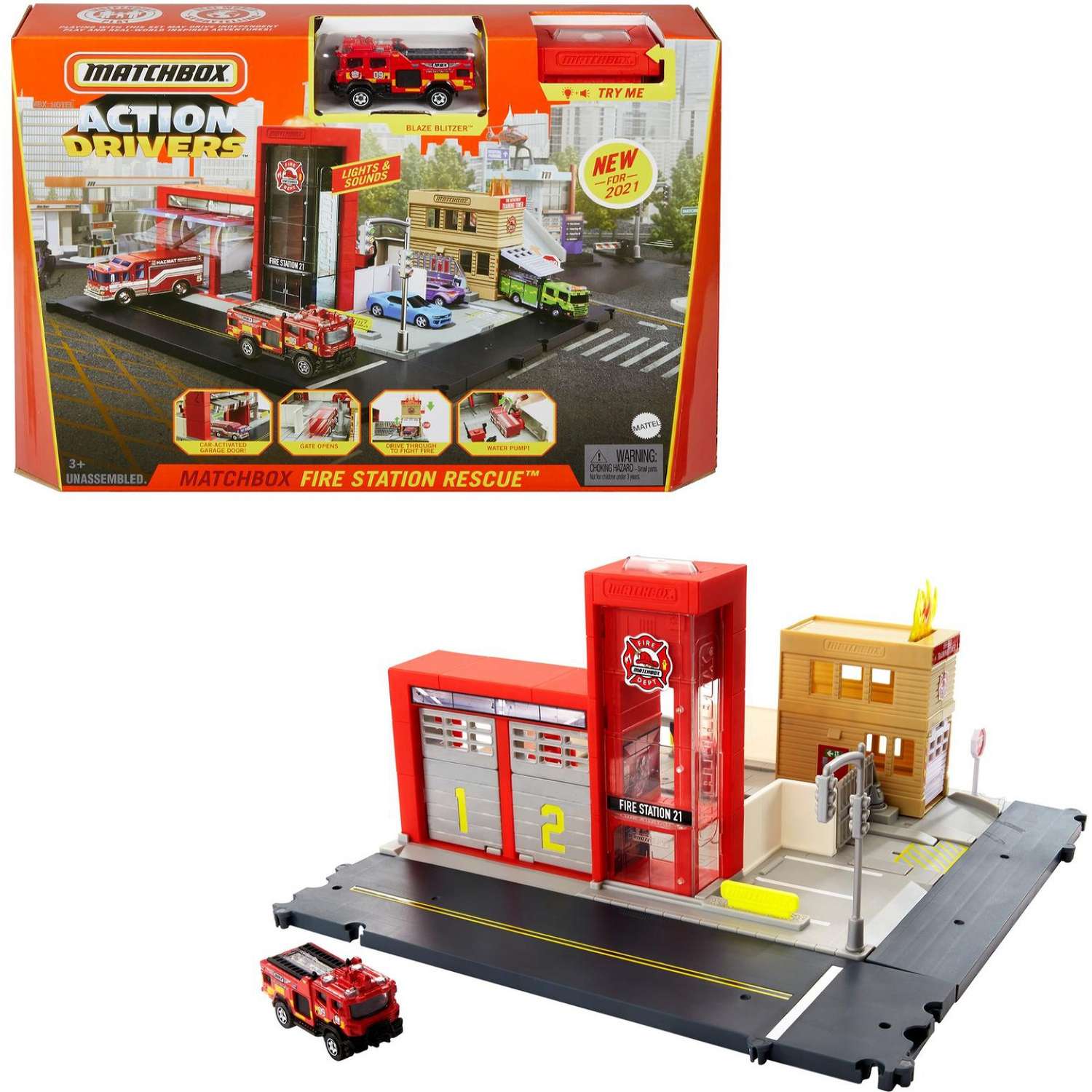 Конструктор Matchbox Пожарное депо сборная игровая модель - фото 16