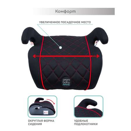 Автокресло Amarobaby Easy way 3 (22-36 кг) красный