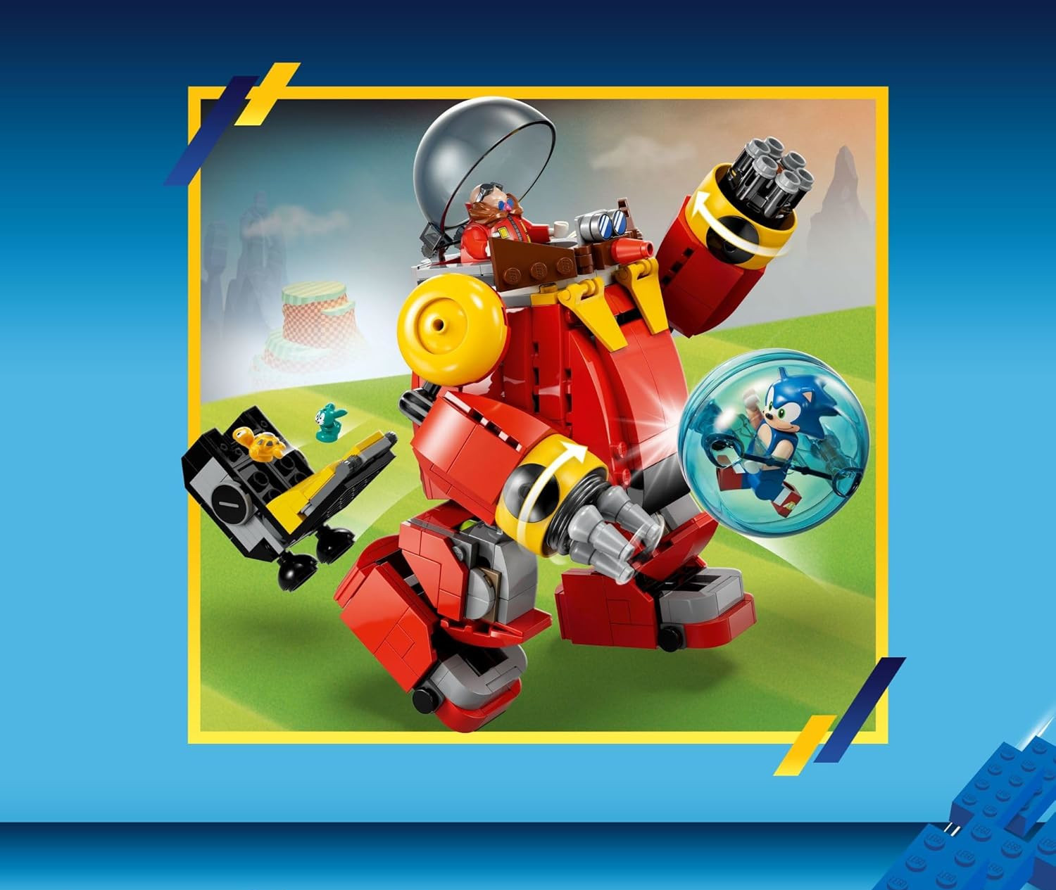 Конструктор LEGO Sonic the Hedgehog Sonic vs Dr. Eggman Death Egg 615 дет. - фото 5