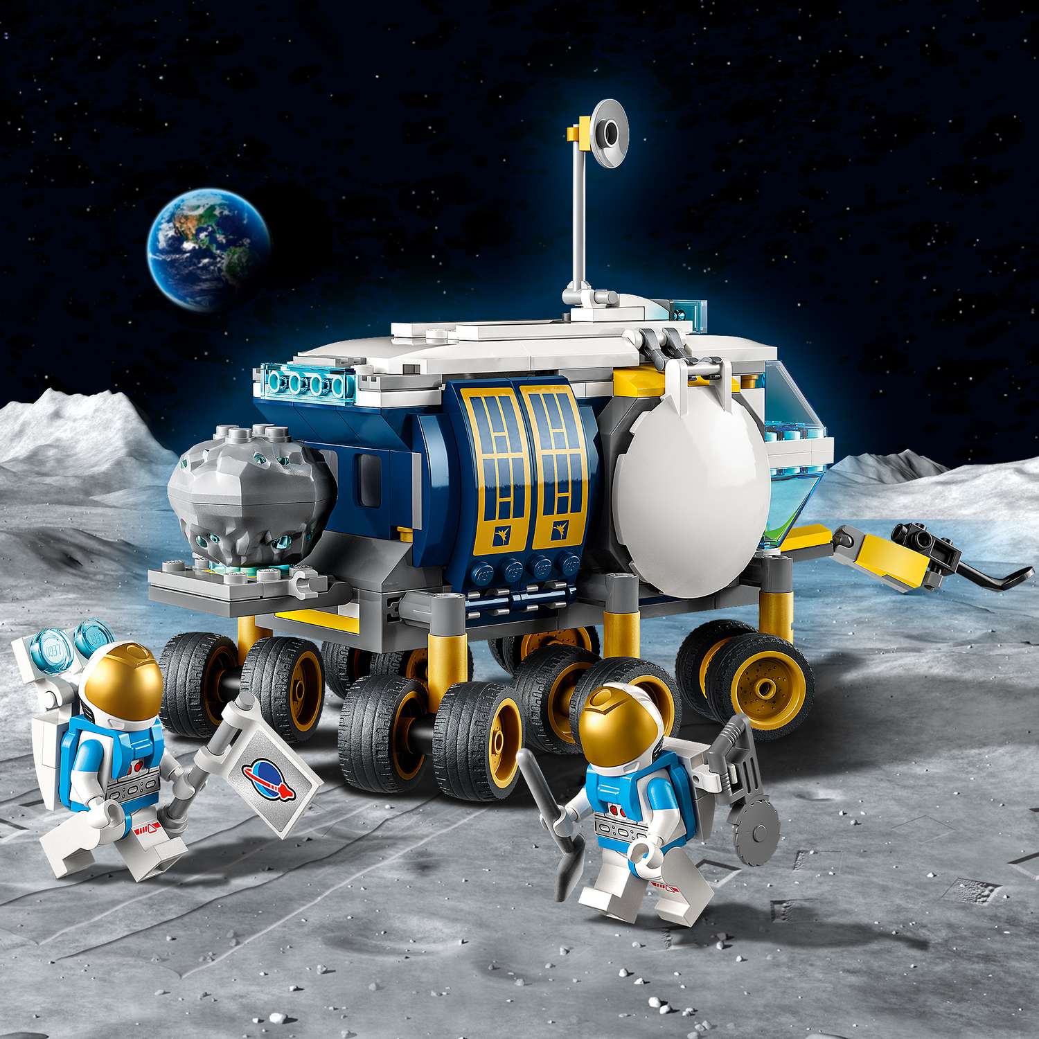 Конструктор LEGO City Space Луноход блочный - фото 12