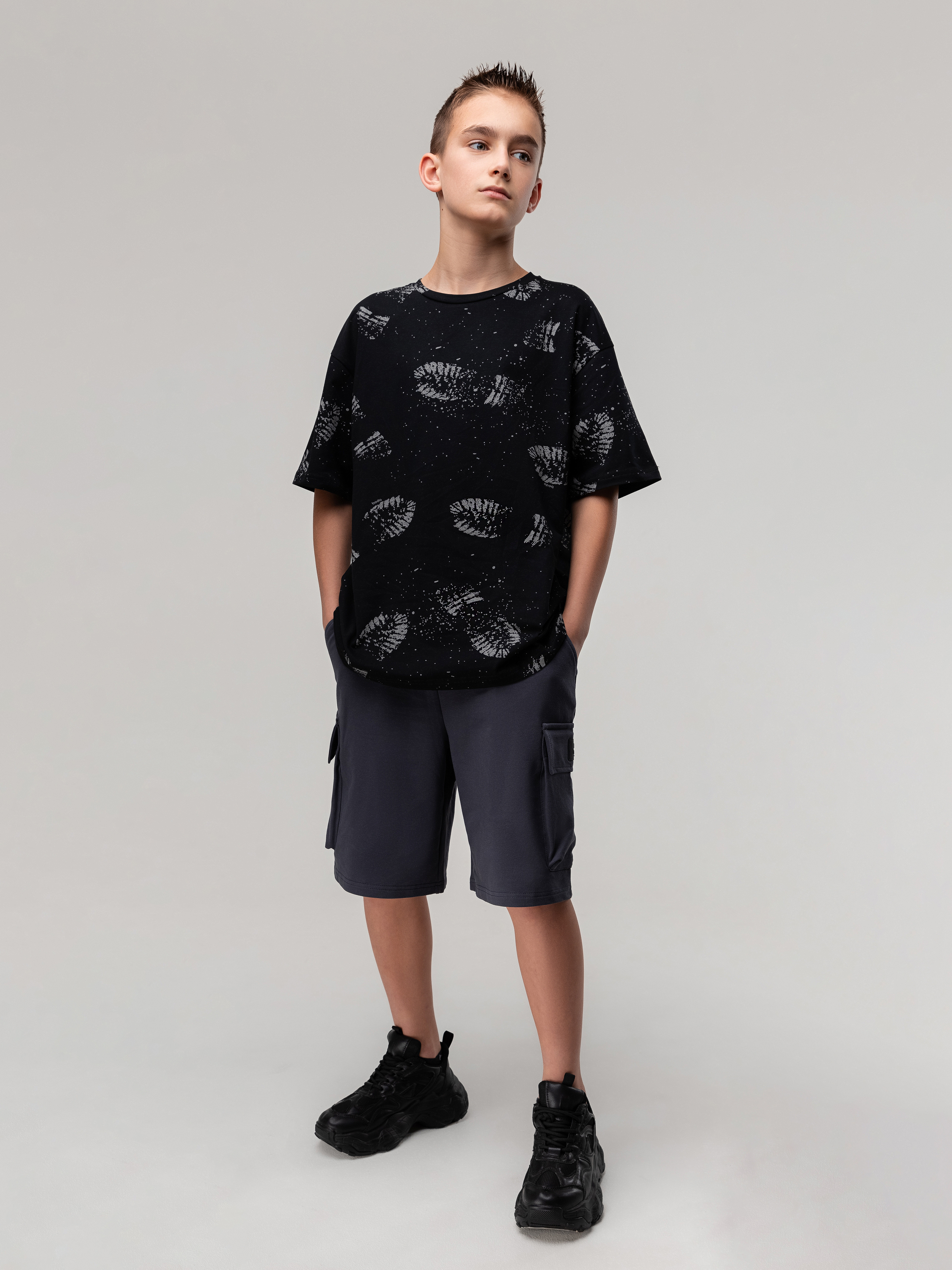 Футболка Bodo 36-99MU_черный (серый) - фото 2